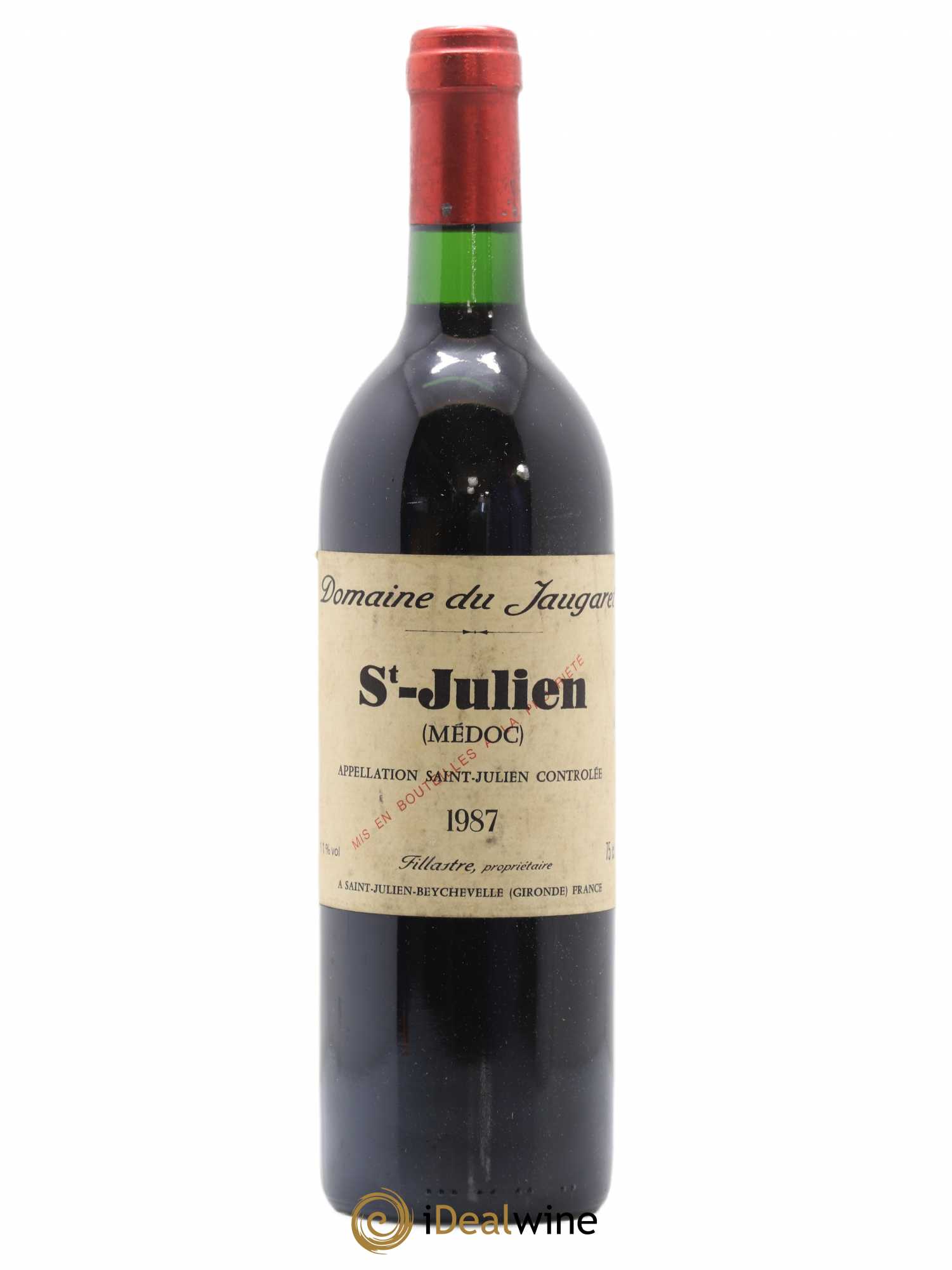 Domaine du Jaugaret 1987 - Lot de 1 bouteille - 0