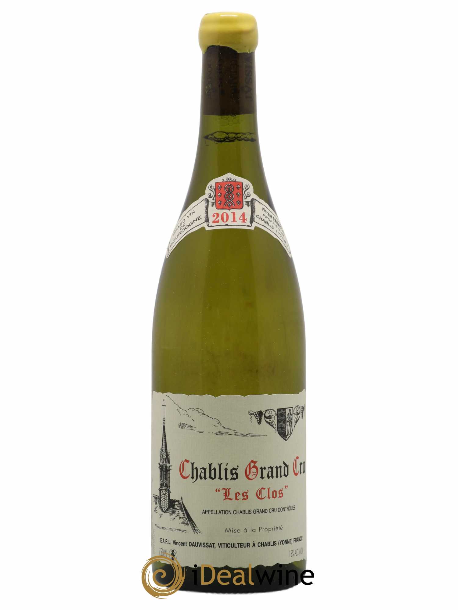 Chablis Grand Cru Les Clos Vincent Dauvissat (Domaine) 2014 - Lot de 1 bouteille - 0