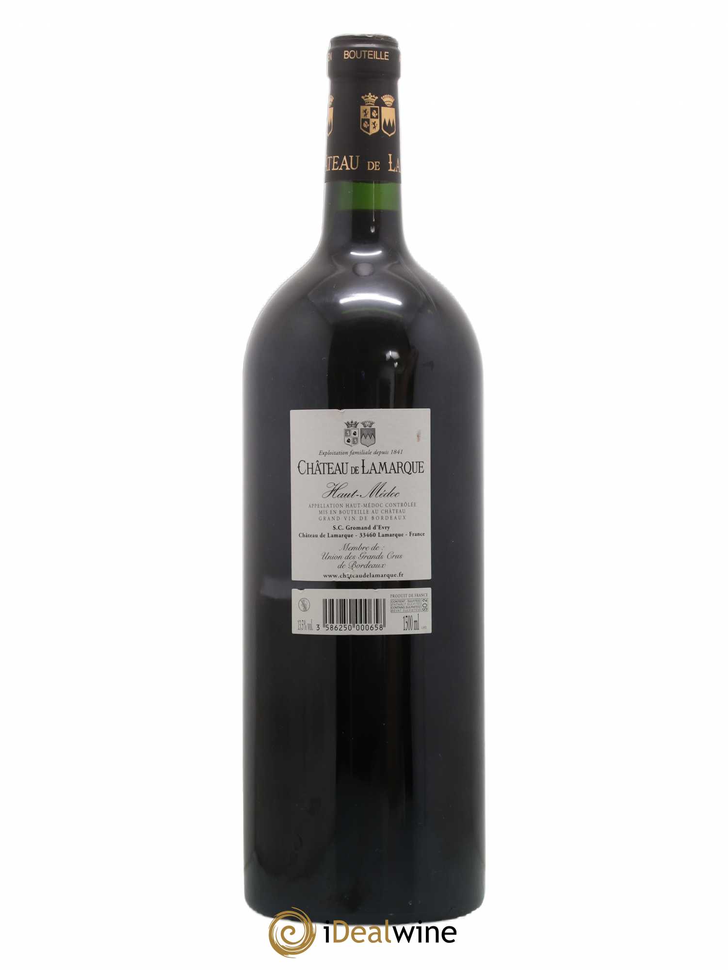 Château de Lamarque Cru Bourgeois 2013 - Lot de 1 magnum - 1