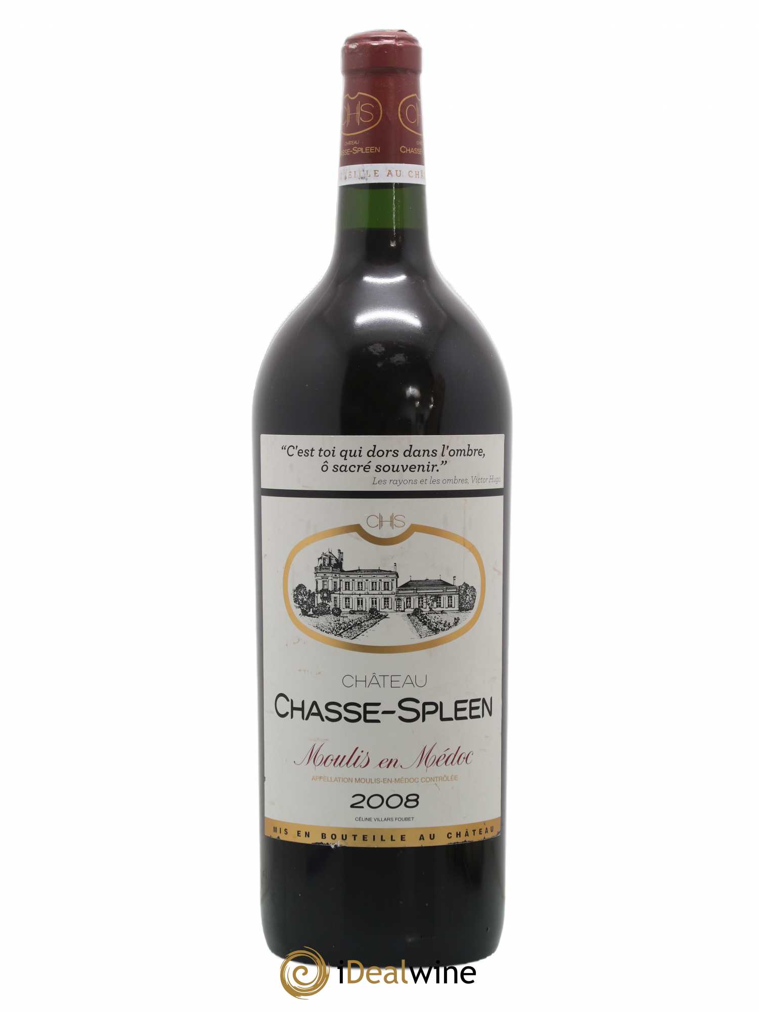Château Chasse Spleen 2008 - Lot de 1 magnum - 0