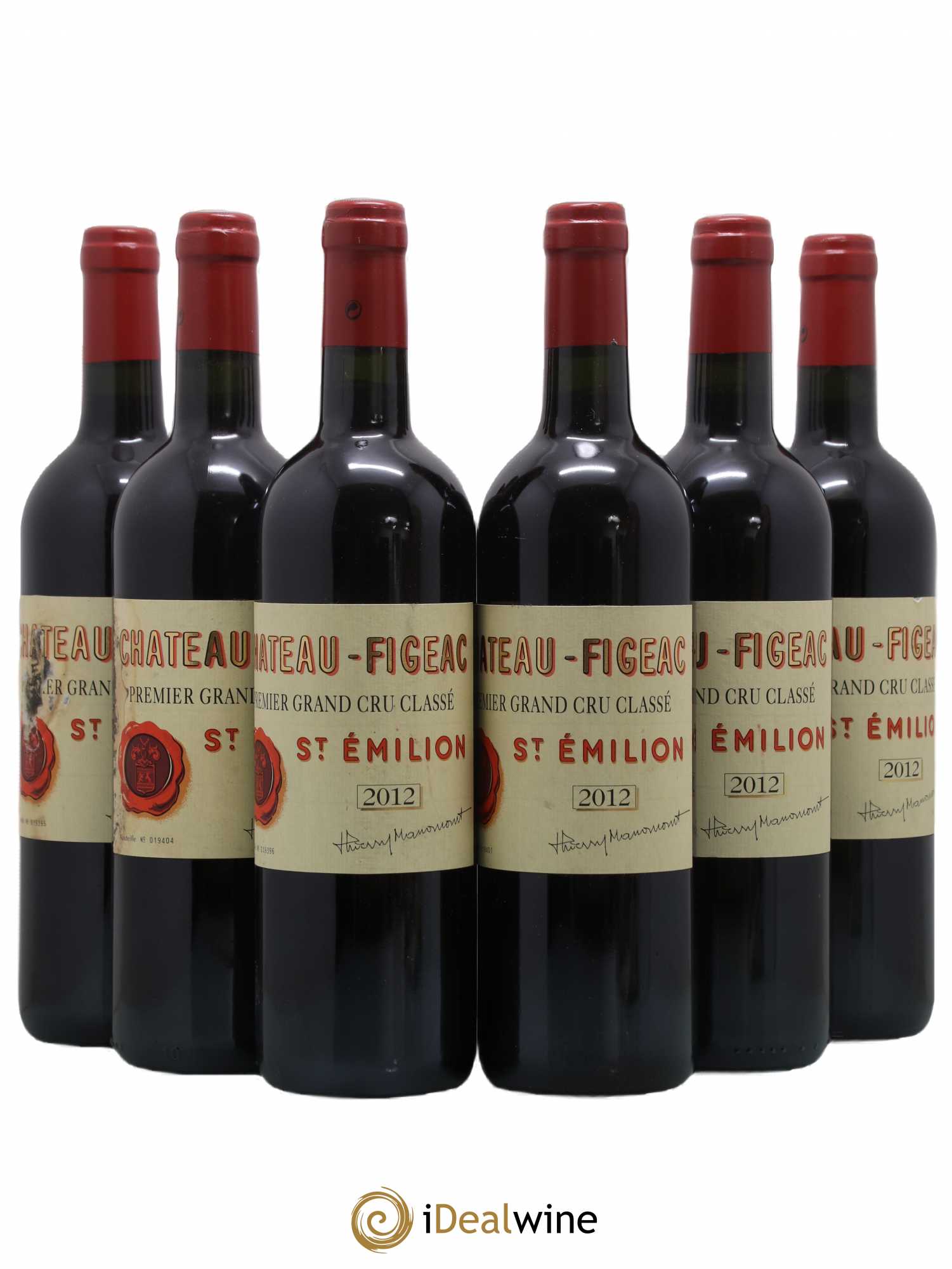 Château Figeac 1er Grand Cru Classé A 2012 - Lot de 6 bouteilles - 0