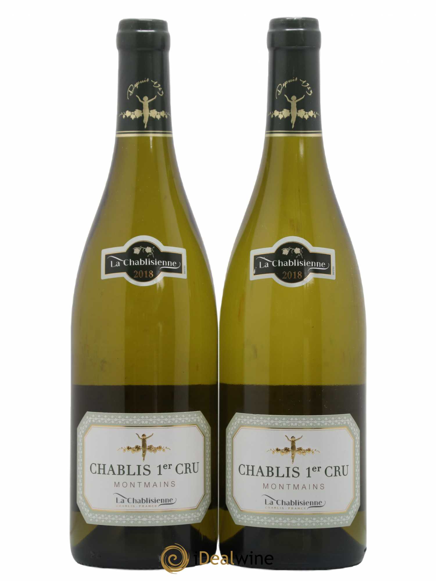Chablis 1er Cru Montmains La Chablisienne 2018 - Posten von 2 Flaschen - 0