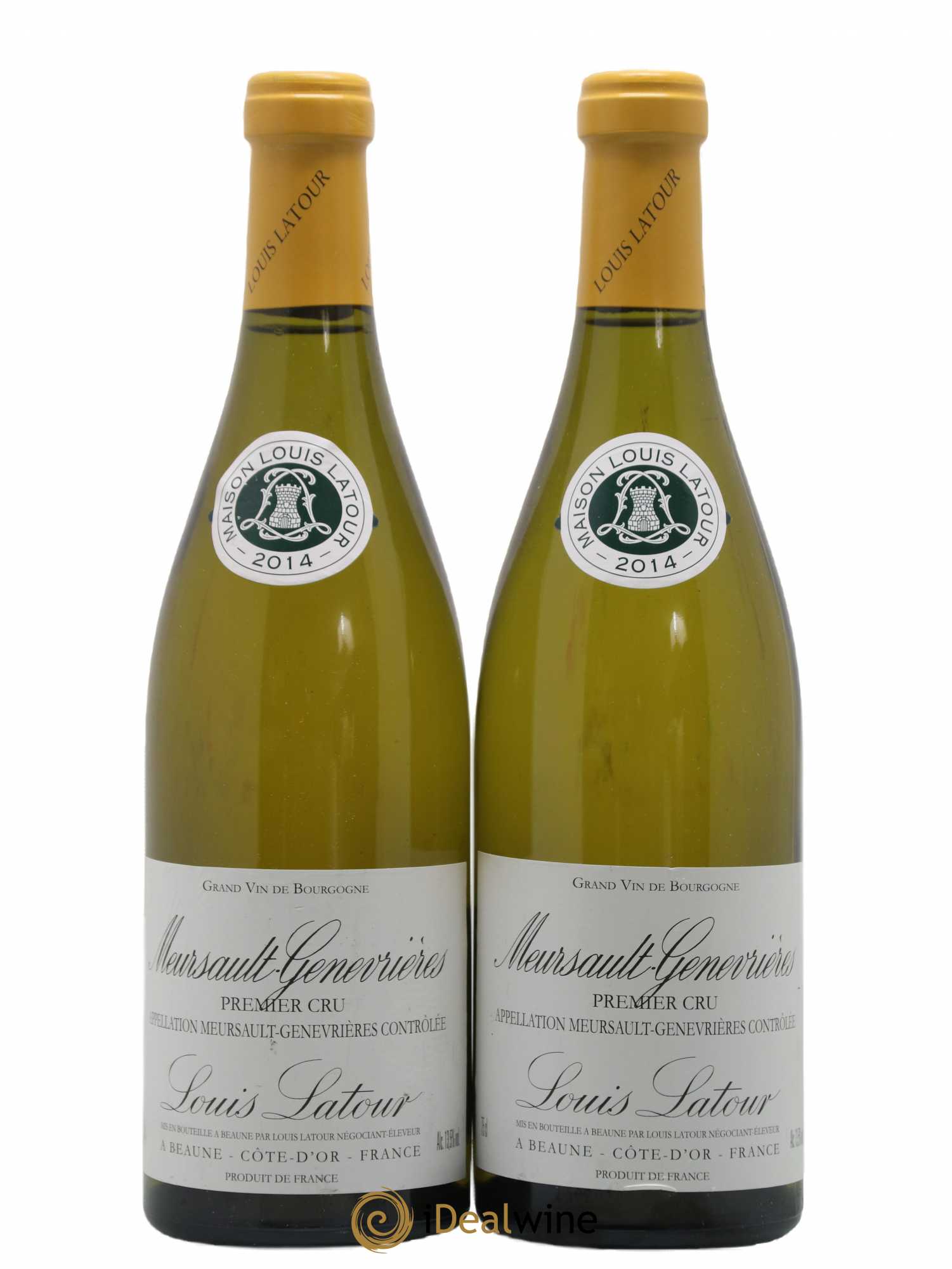 Meursault 1er Cru Genevrières Louis Latour 2014 - Lot de 2 bouteilles - 0