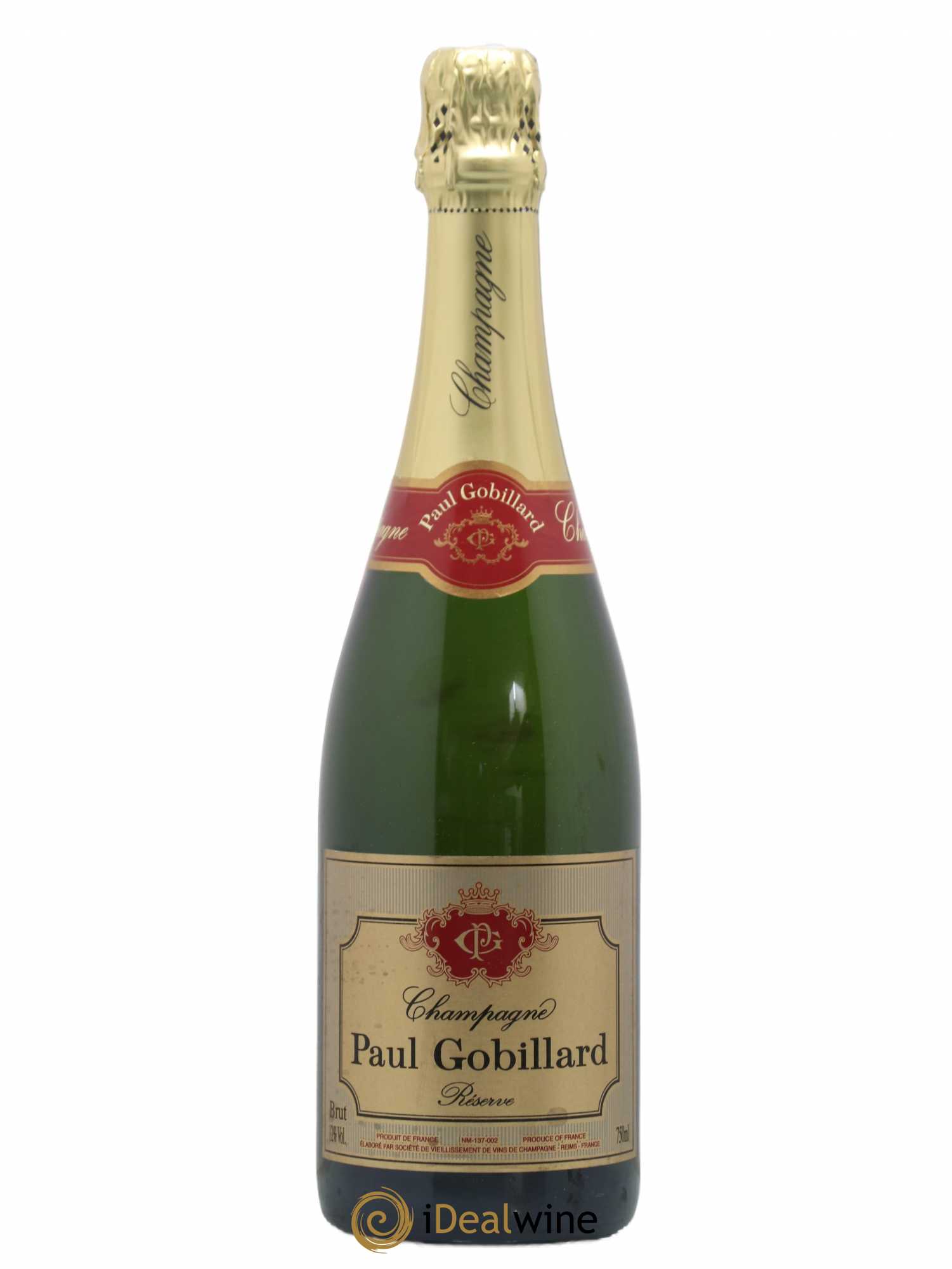 Champagne Gobillard cuvée Réserve - Posten von 1 Flasche - 0