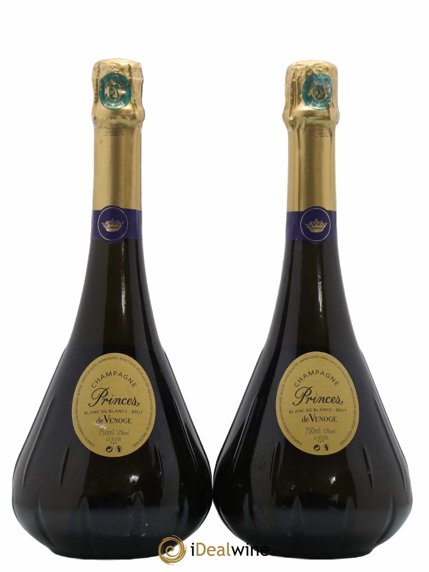 Cuvée des Princes De Venoge - Lot de 2 bouteilles - 1