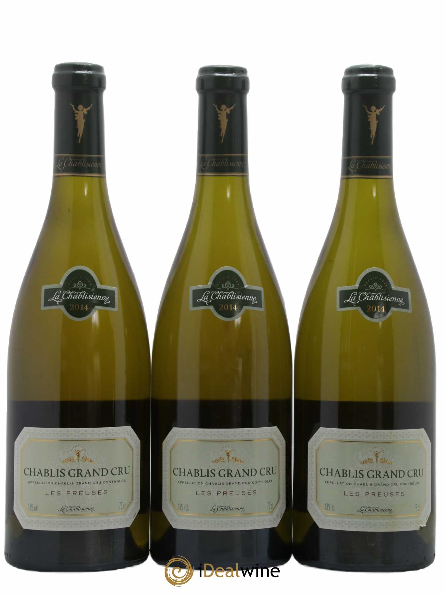 Chablis Grand Cru Les Preuses La Chablisienne 2014 - Lot de 3 bouteilles - 0