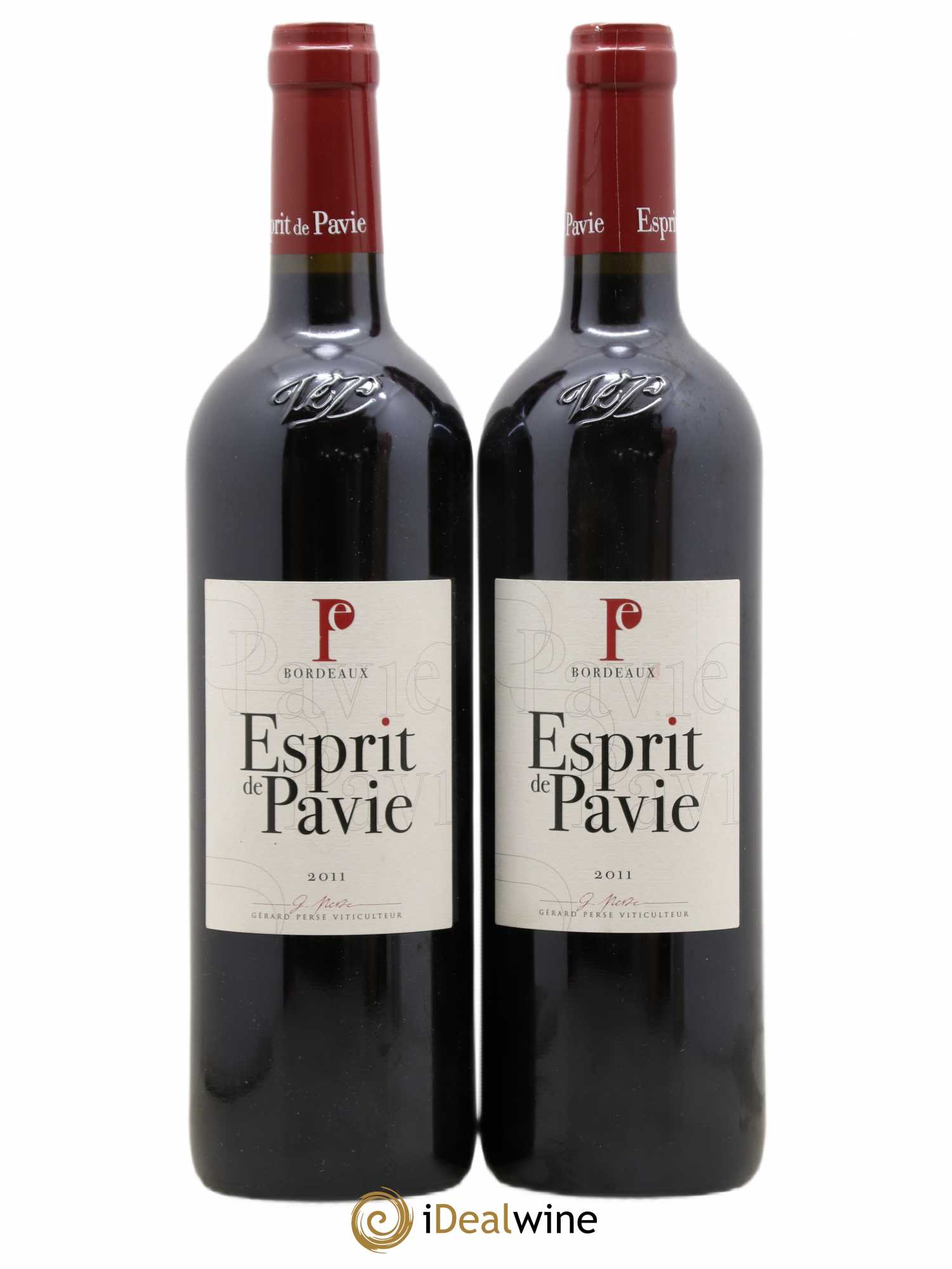 Bordeaux Esprit de Pavie 2011 - Lot de 2 bouteilles - 0