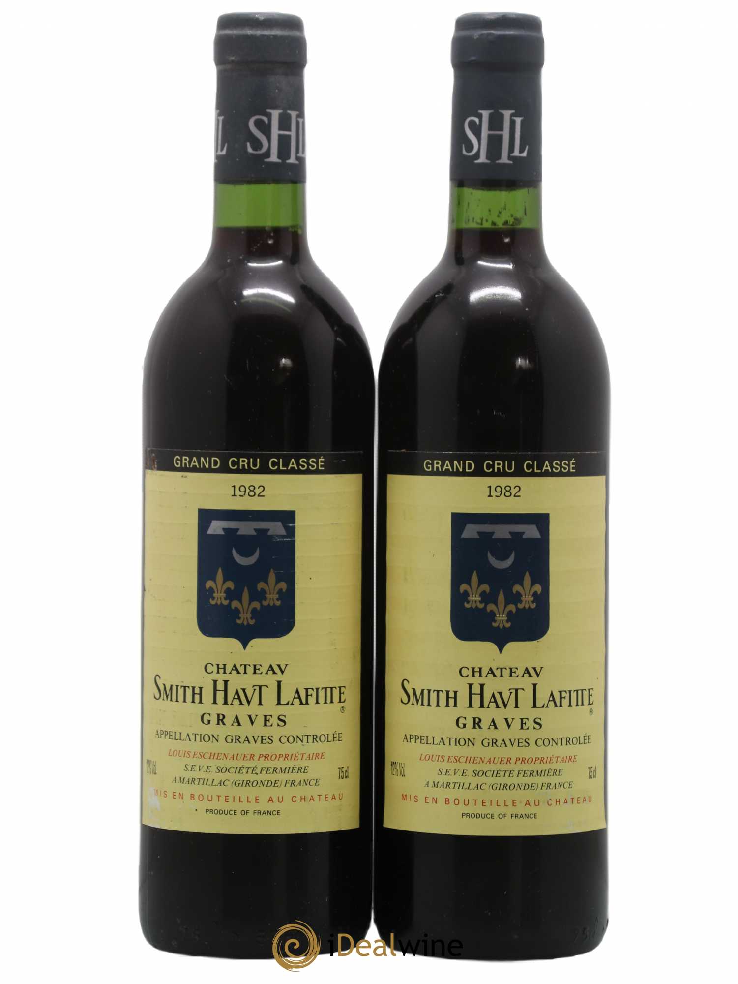 Château Smith Haut Lafitte Cru Classé de Graves 1982 - Lot de 2 bouteilles - 0