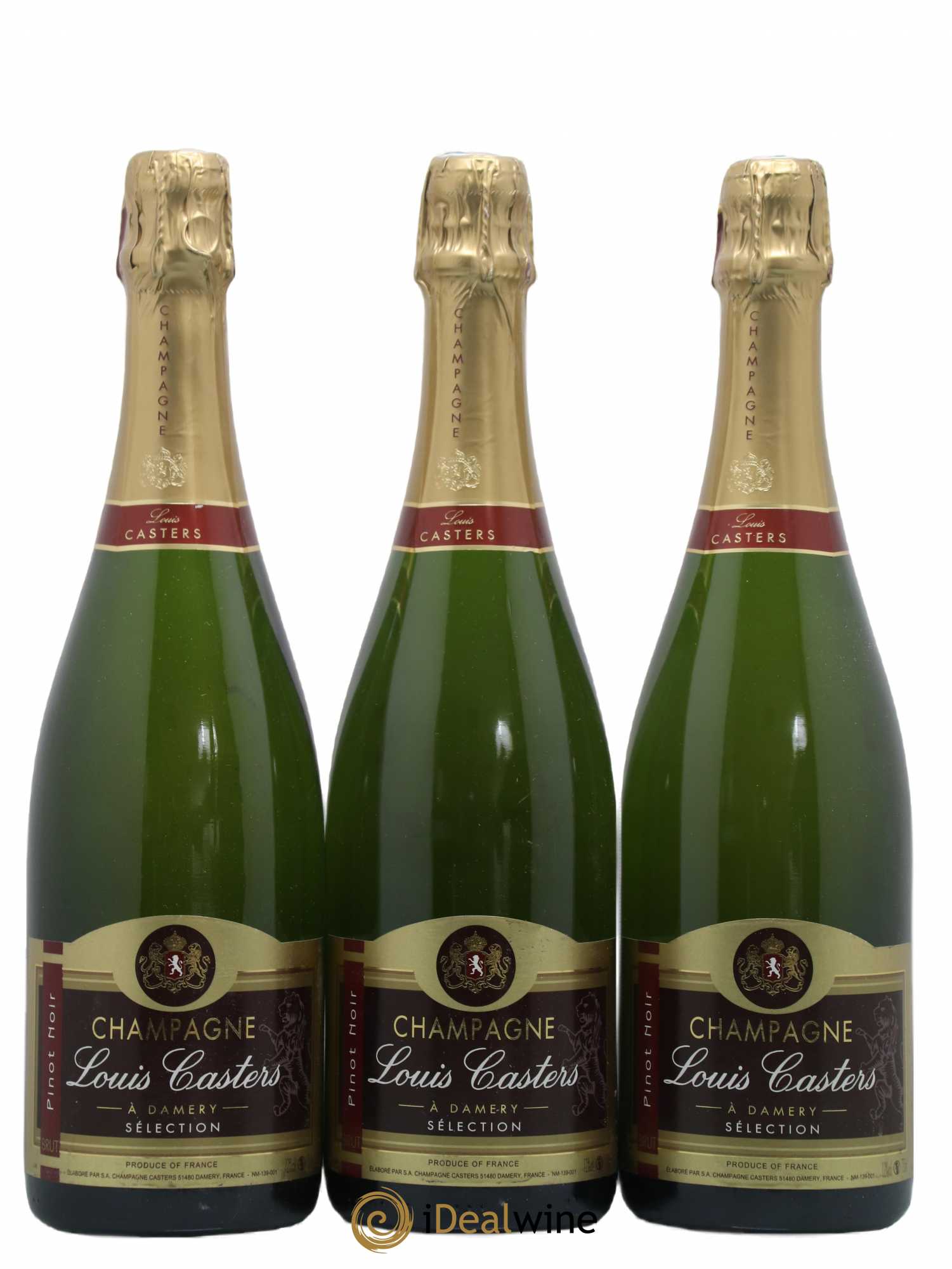 Champagne Champagne L Casters Selection - Lot of 3 bottles - 0