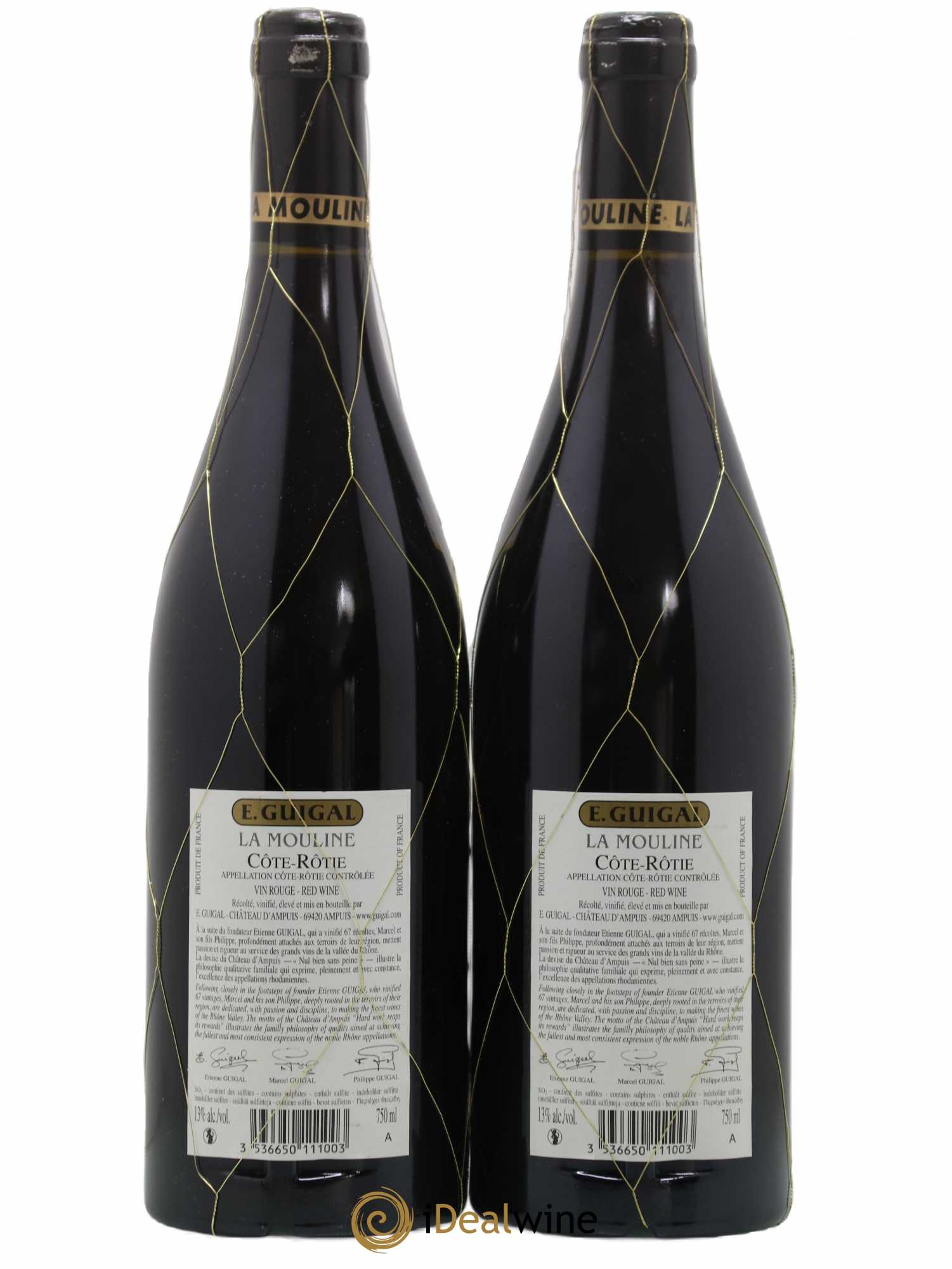 Côte-Rôtie La Mouline Guigal 2011 - Lot de 2 bouteilles - 1