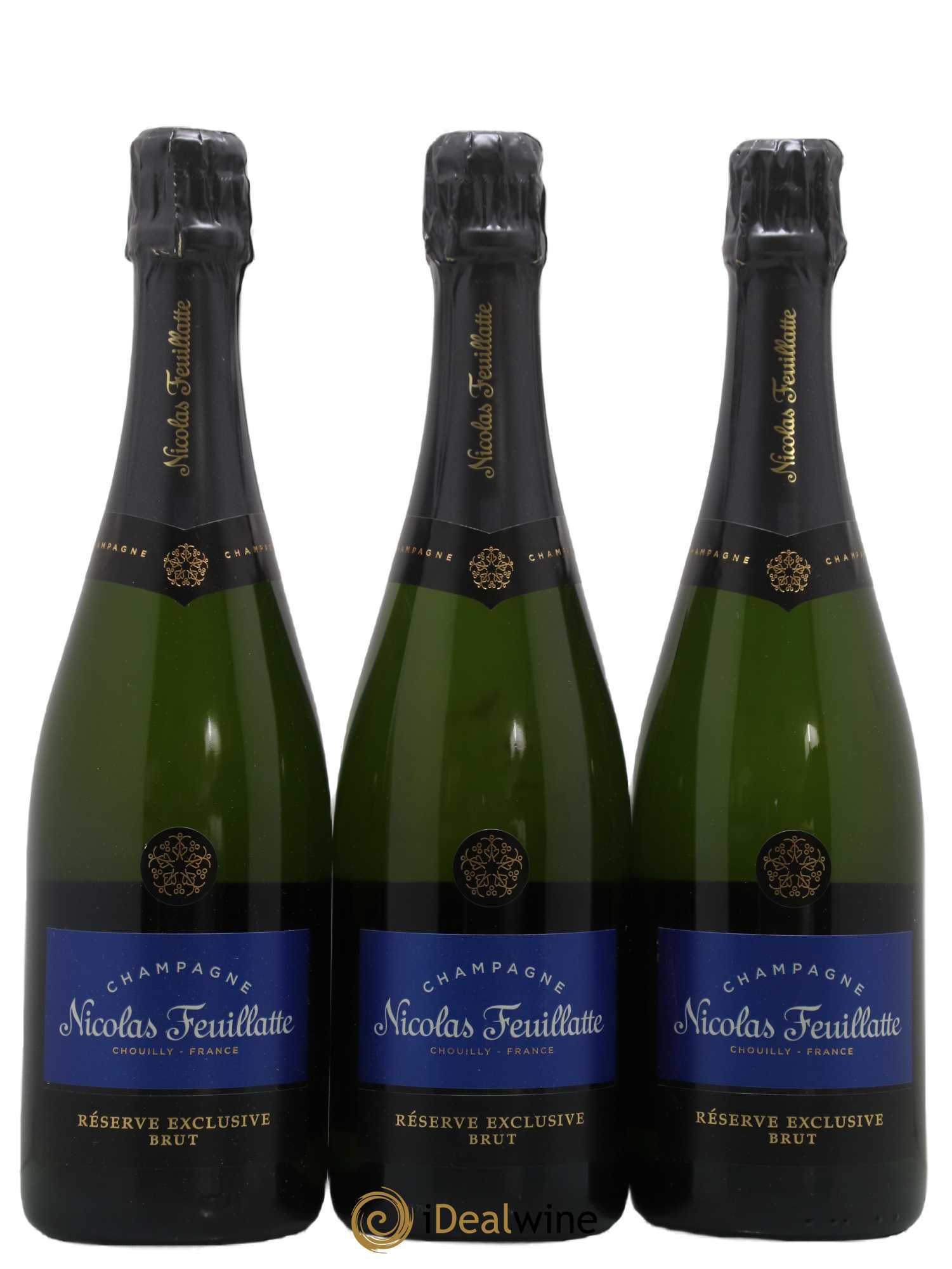 Champagne Reserve Nicolas Feuillate - Lot de 3 bouteilles - 0
