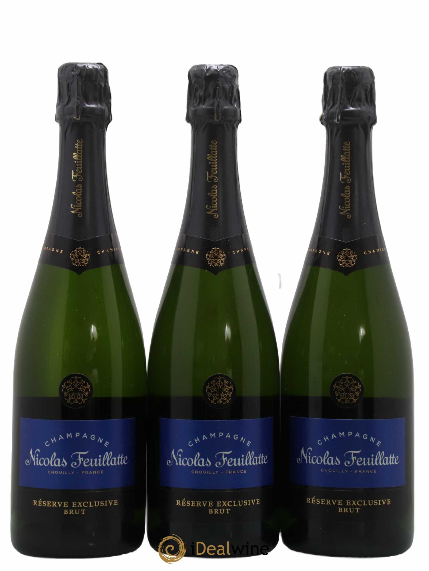 Champagne Reserve Nicolas Feuillate - Lot de 3 bouteilles - 0