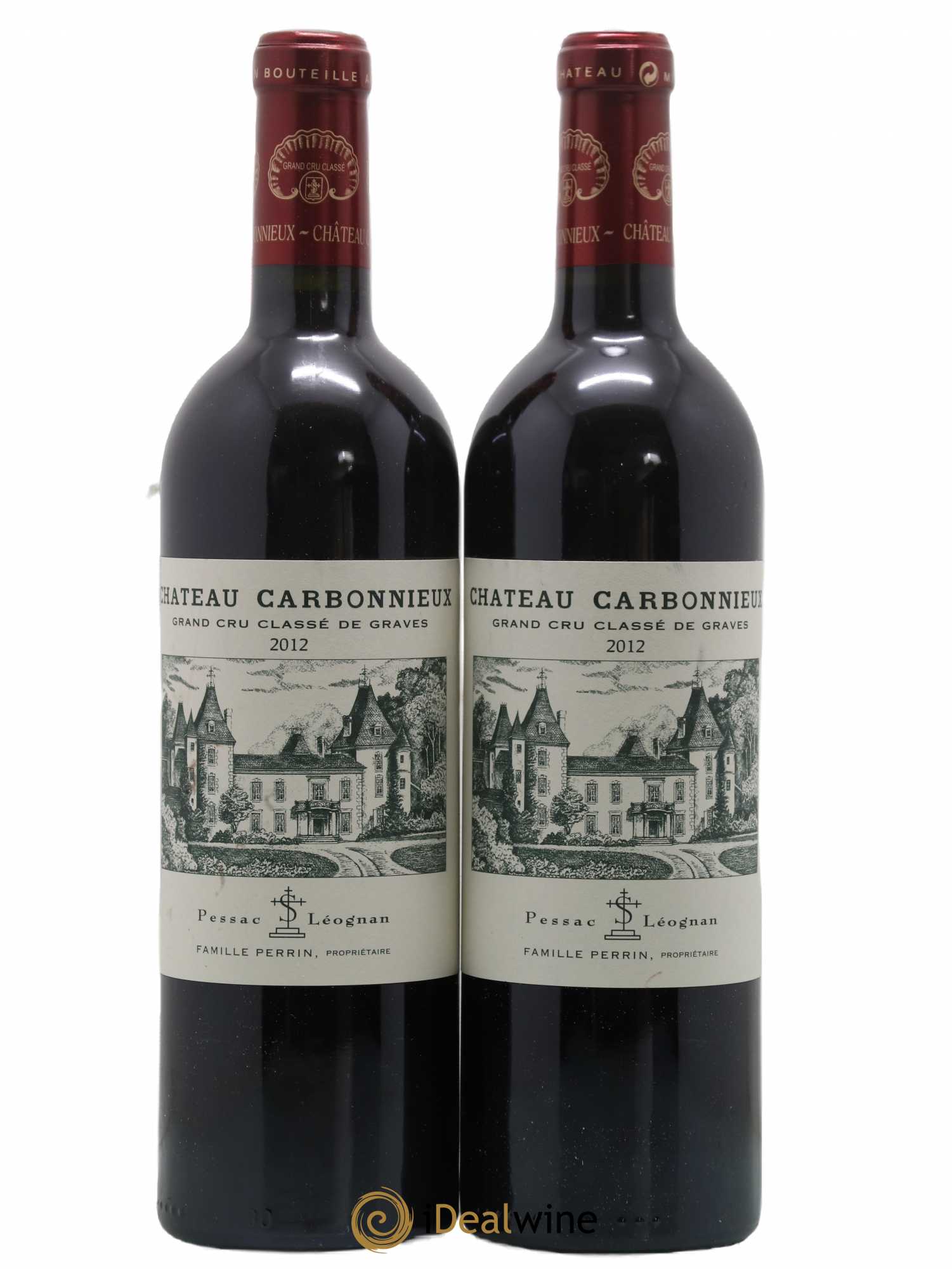 Château Carbonnieux Cru Classé de Graves 2012 - Lot de 2 bouteilles - 0