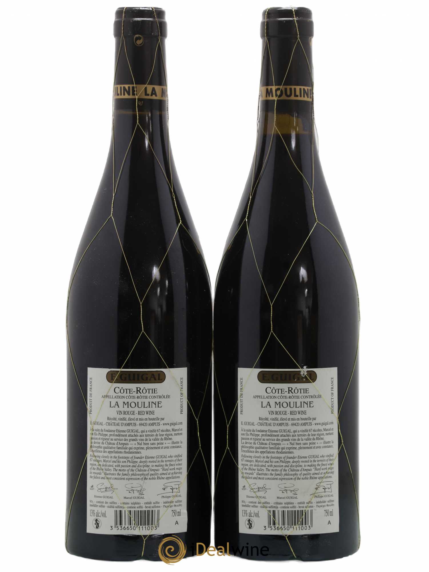 Côte-Rôtie La Mouline Guigal 2008 - Lot de 2 bouteilles - 1