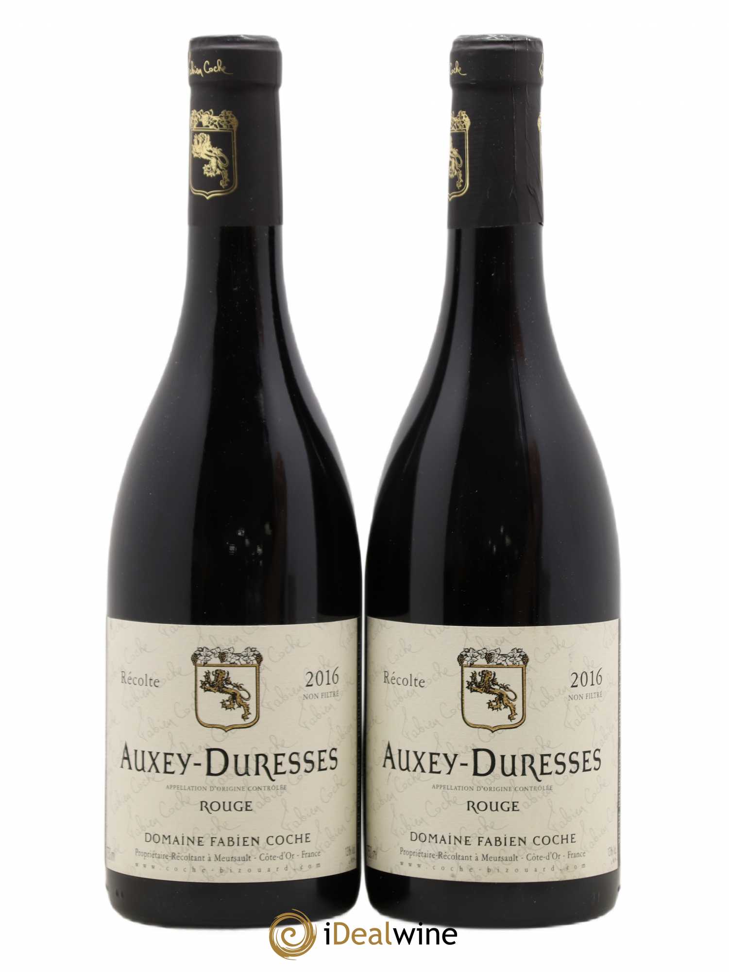 Auxey-Duresses Fabien Coche 2016 - Lot de 2 bouteilles - 0