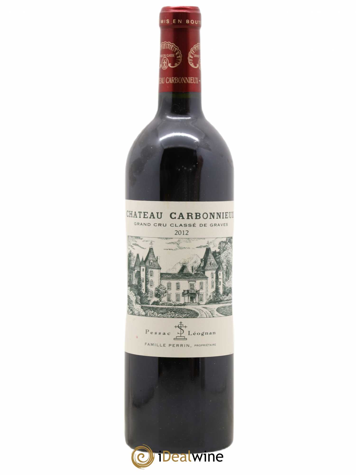 Château Carbonnieux Cru Classé de Graves 2012 - Lot de 1 bouteille - 0