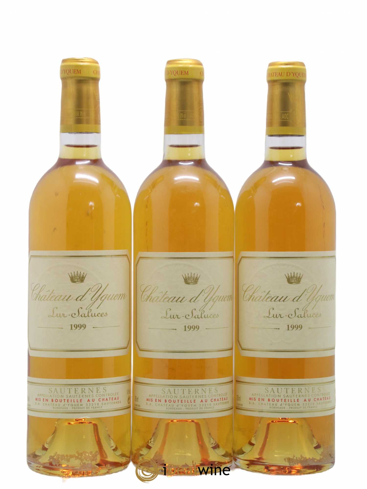 Château d' Yquem 1er Cru Classé Supérieur 1999 - Lotto di 3 bottiglie - 0