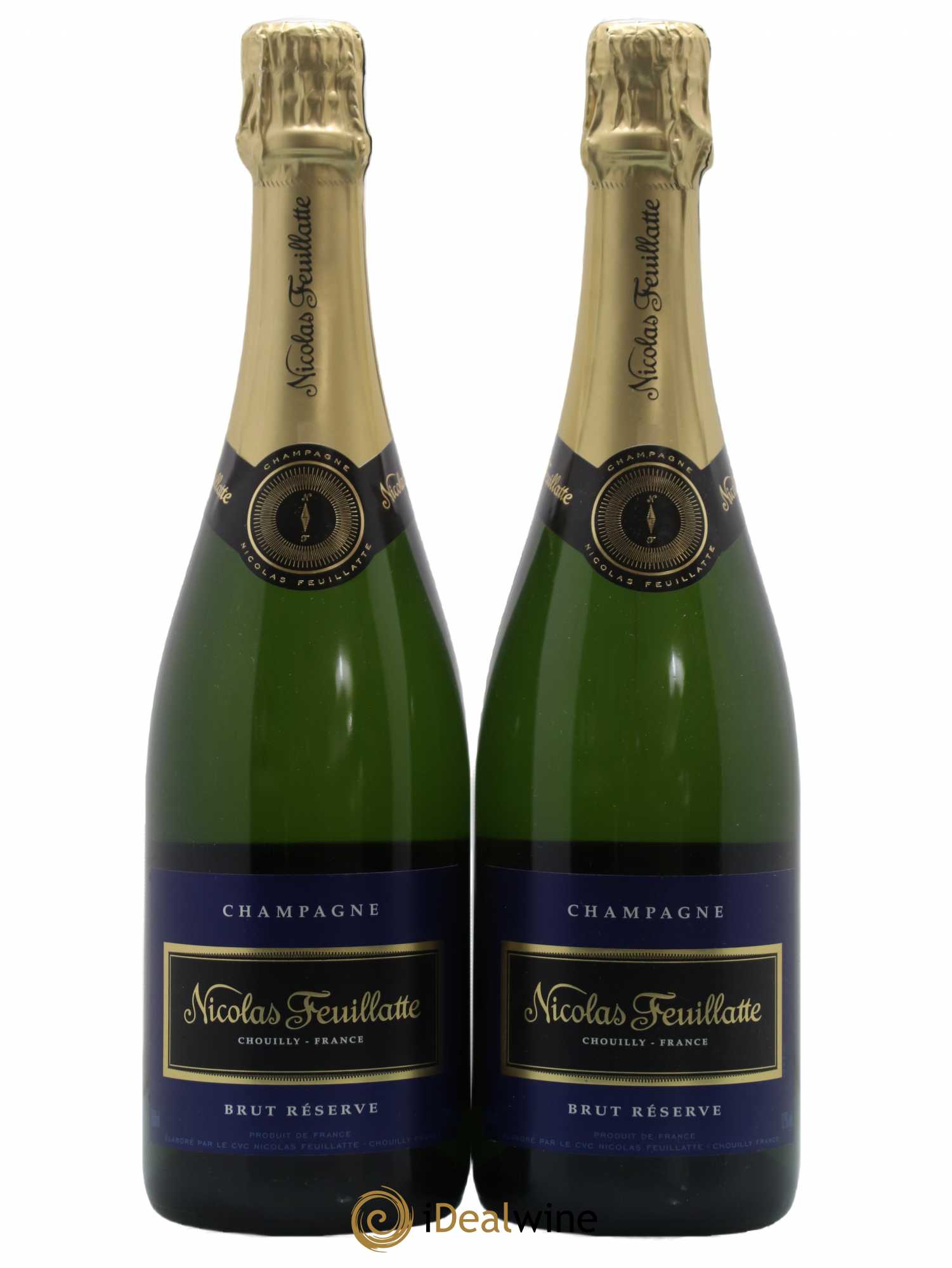 Champagne Reserve Nicolas Feuillatte - Posten von 2 Flaschen - 0