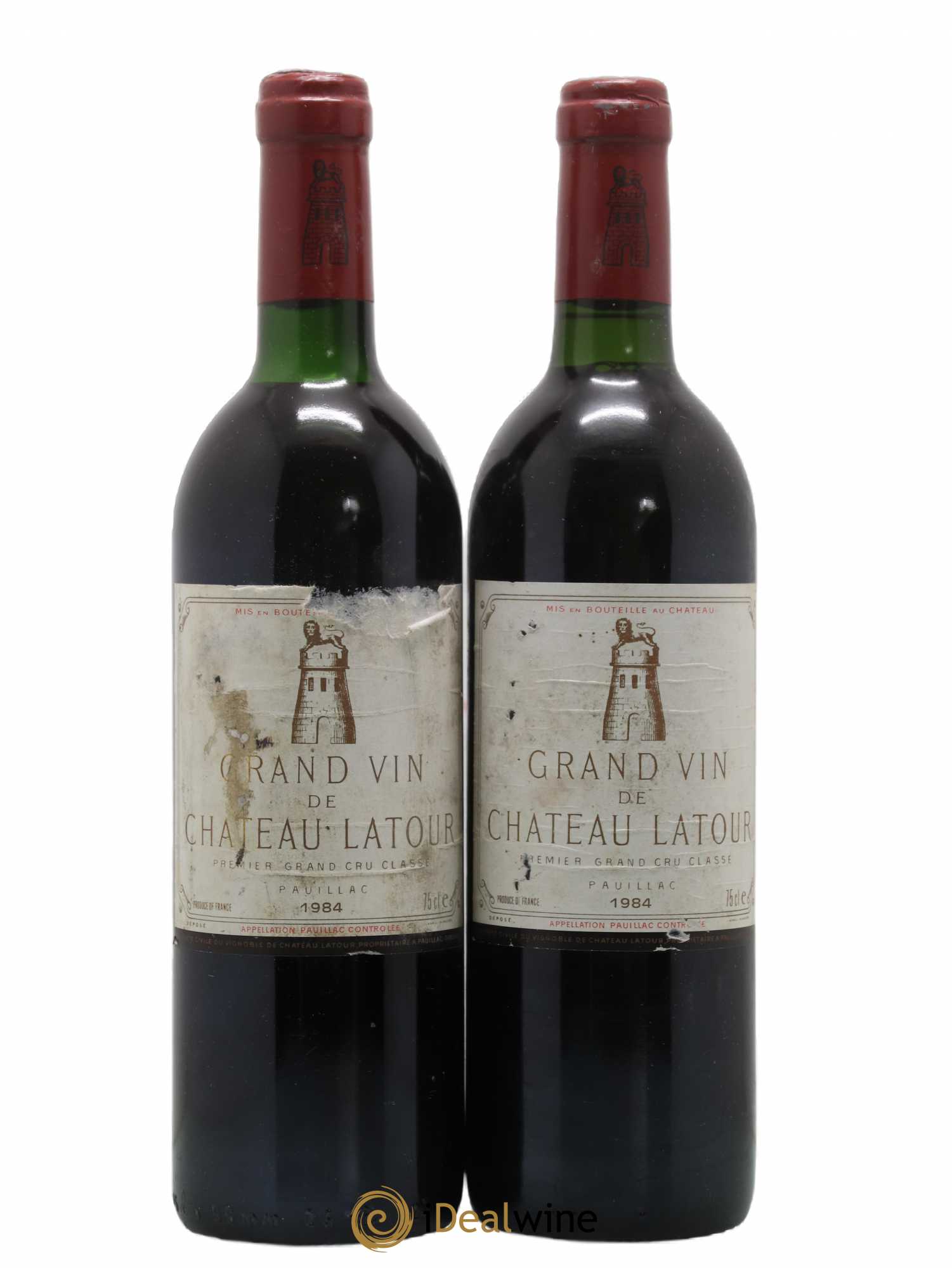 Château Latour 1er Grand Cru Classé 1984 - Lot de 2 bouteilles - 0