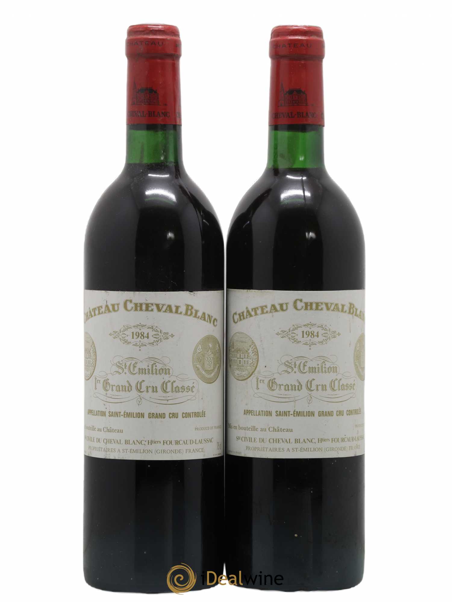 Château Cheval Blanc 1er Grand Cru Classé A 1984 - Lot de 2 bouteilles - 0