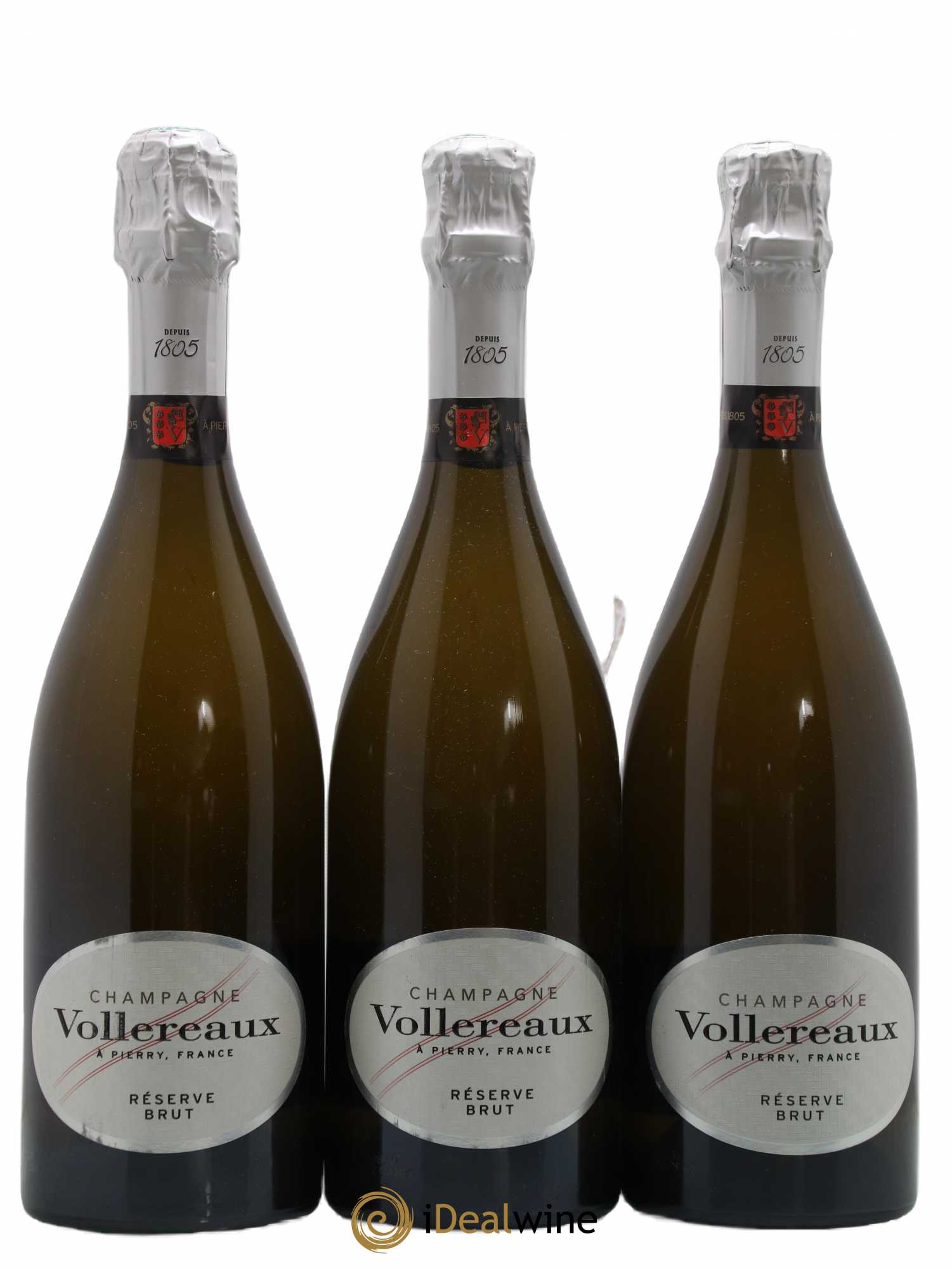 Champagne Vollereaux - Lot de 3 bouteilles - 0