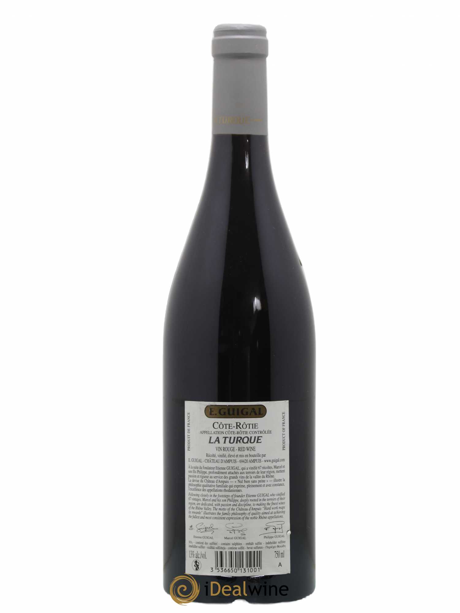Côte-Rôtie La Turque Guigal 2008 - Lot de 1 bouteille - 1