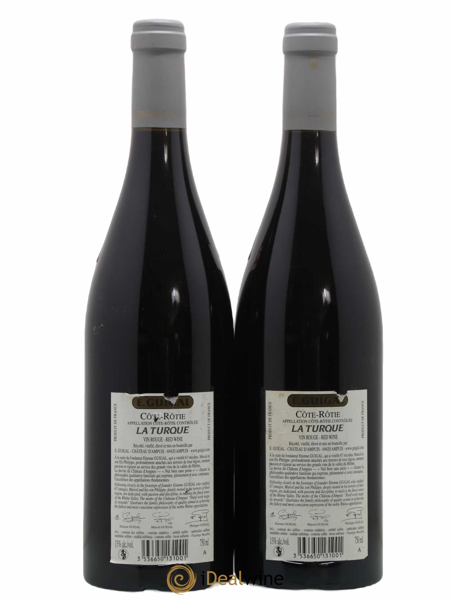 Côte-Rôtie La Turque Guigal 2009 - Lot de 2 bouteilles - 1