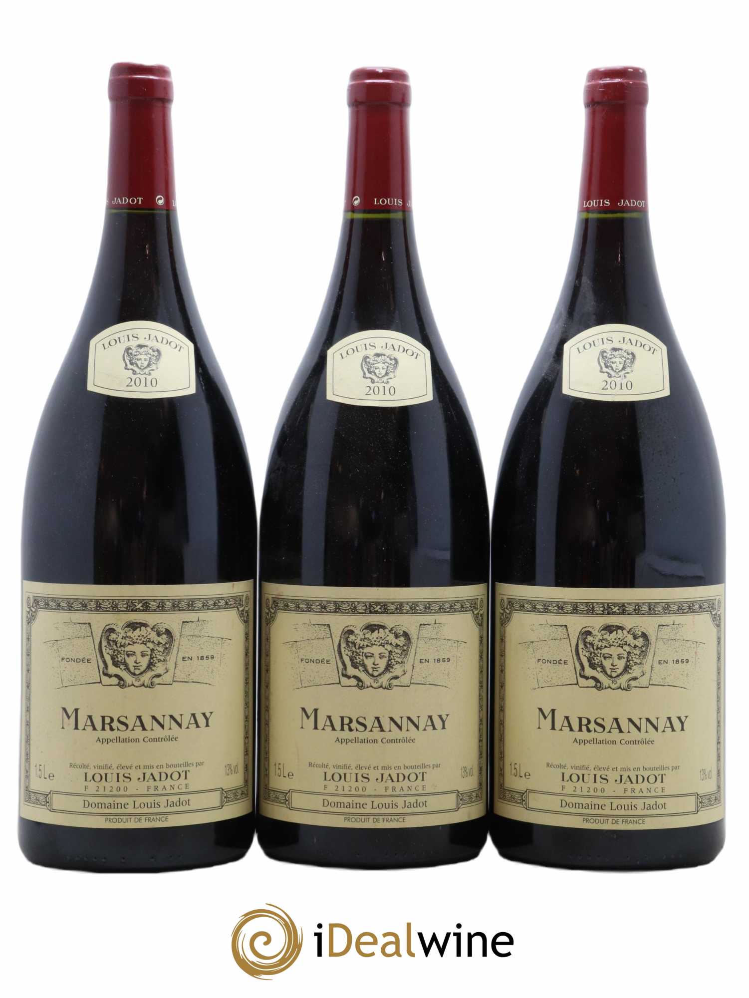 Marsannay Maison Louis Jadot 2010 - Lot de 3 magnums - 0