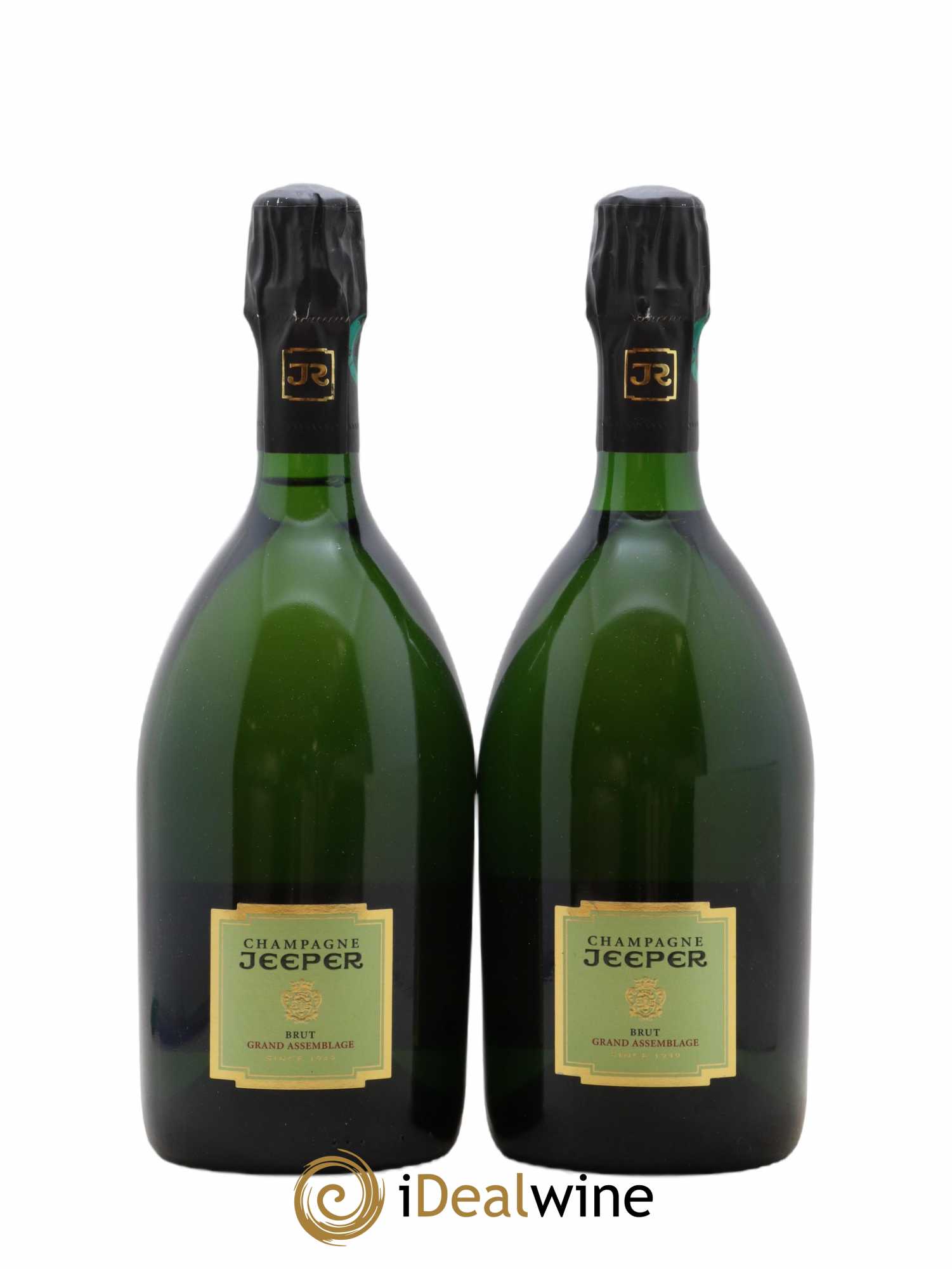 Champagne Brut Grand Assemblage Jeeper - Lot of 2 bottles - 0