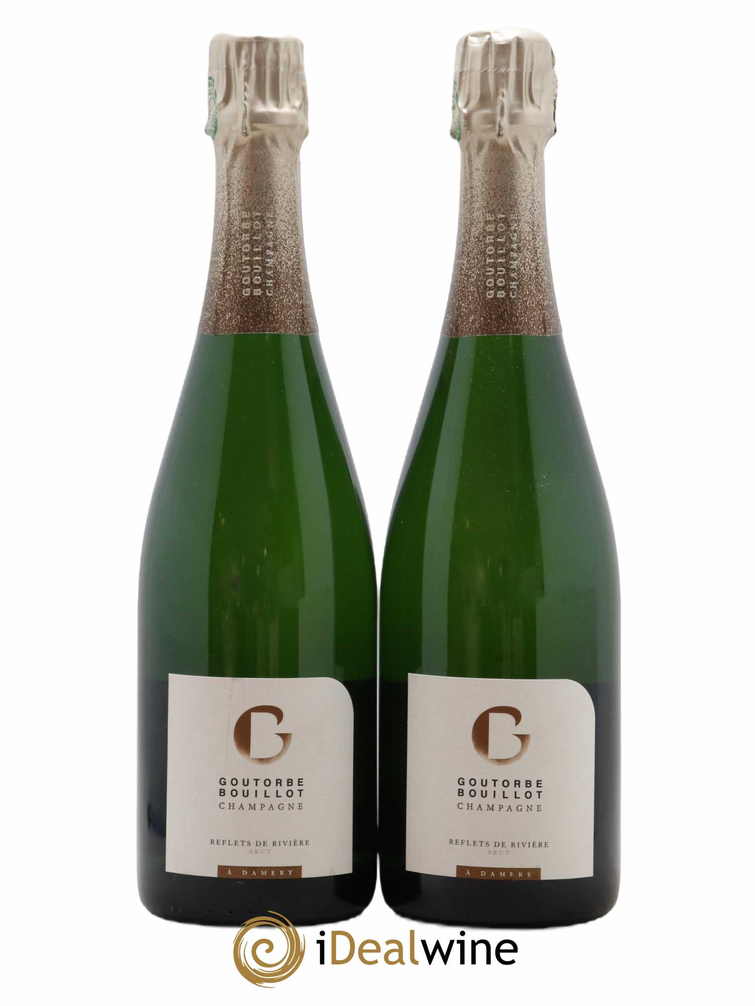 Champagne Brut Reflets de rivière Goutorbe-Bouillot - Lot of 2 bottles - 0