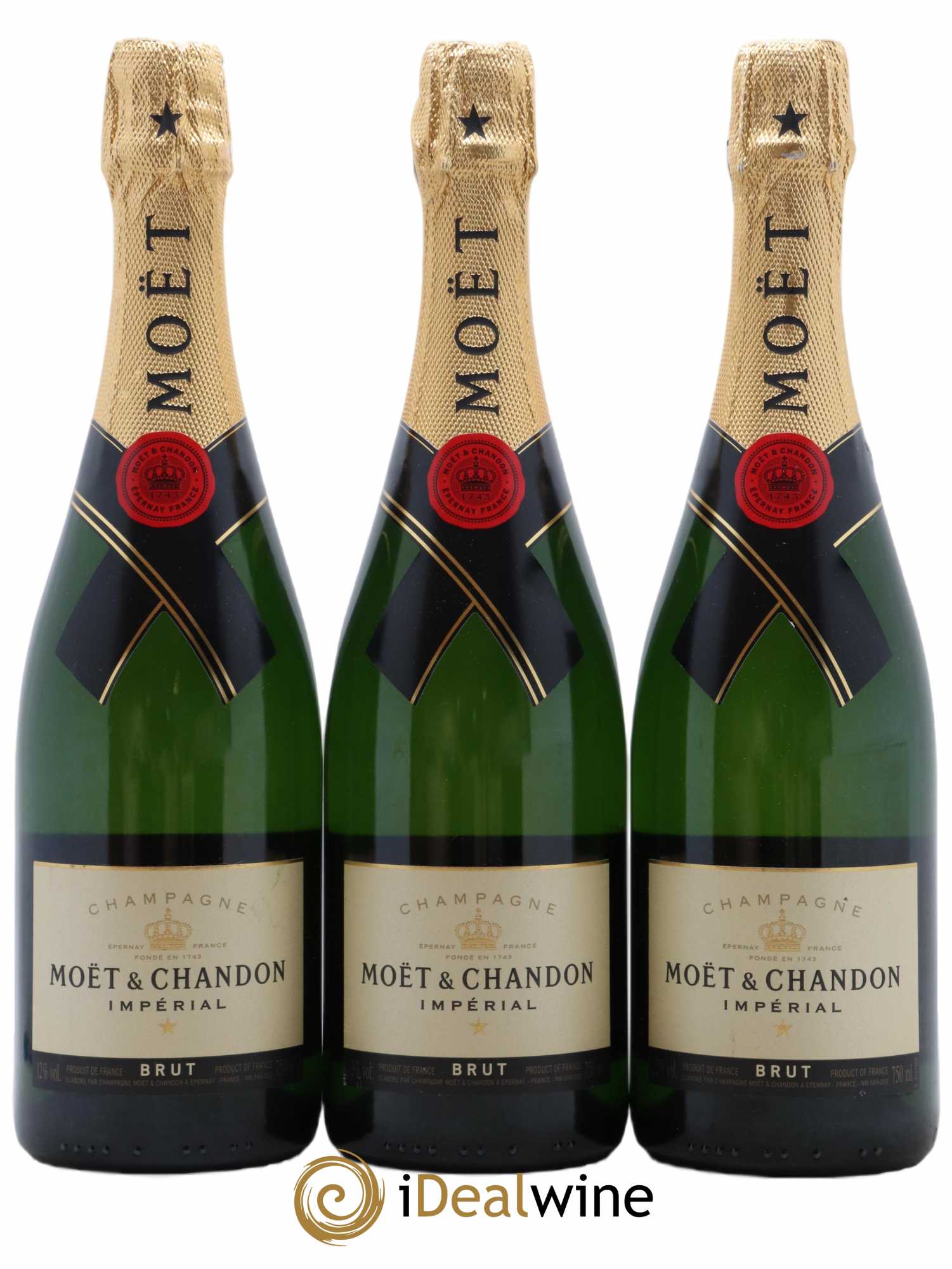 Impérial Brut Moët et Chandon - Lot de 3 bouteilles - 0