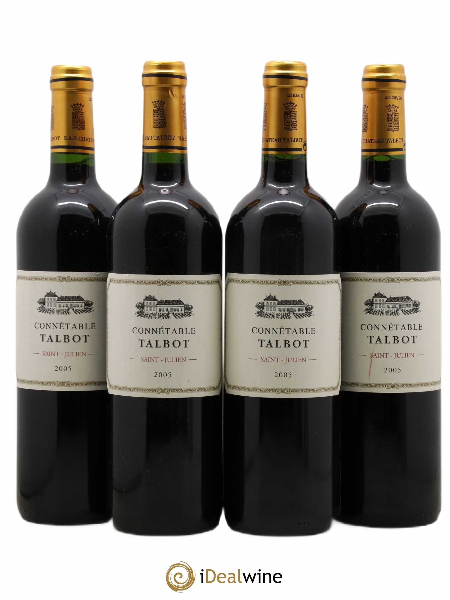 Connétable de Talbot Second Vin 2005 - Posten von 4 Flaschen - 0