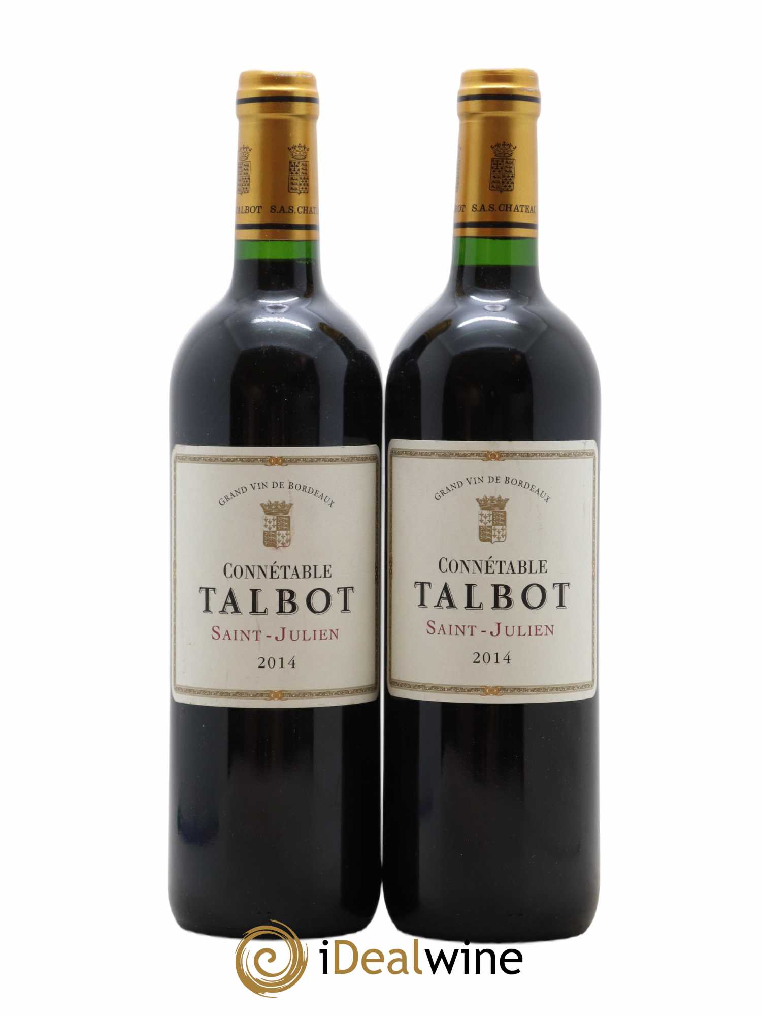 Connétable de Talbot Second Vin (sans prix de réserve) 2014 - Lot de 2 bouteilles - 0