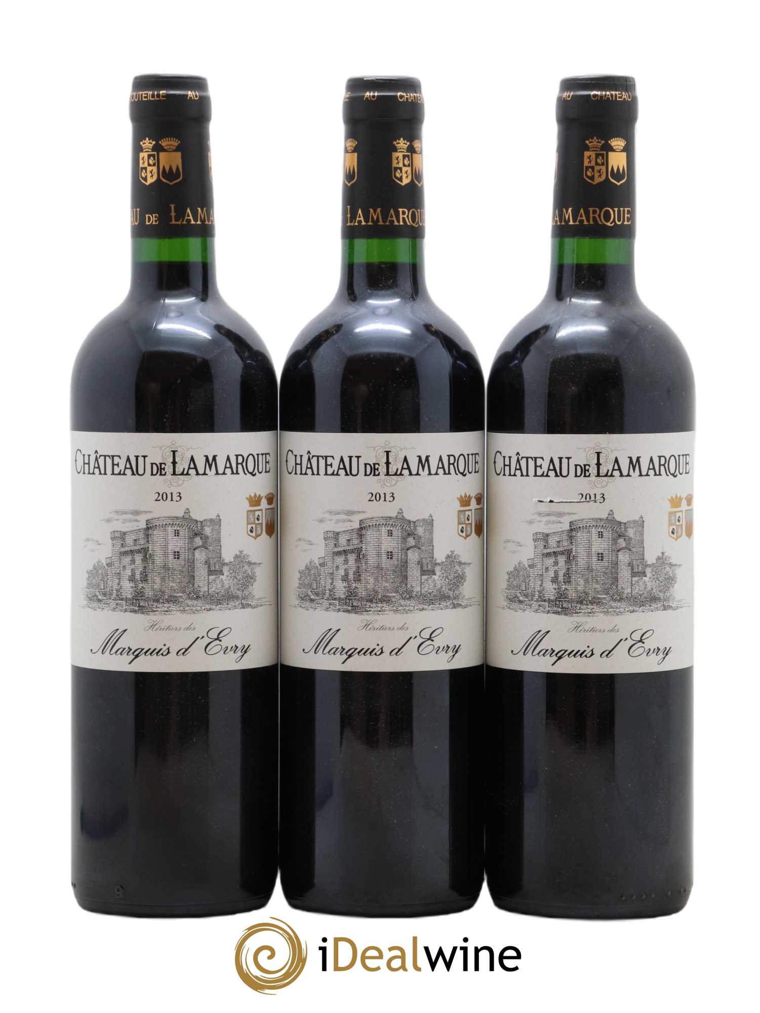 Château de Lamarque Cru Bourgeois 2013 - Lot de 3 bouteilles - 0