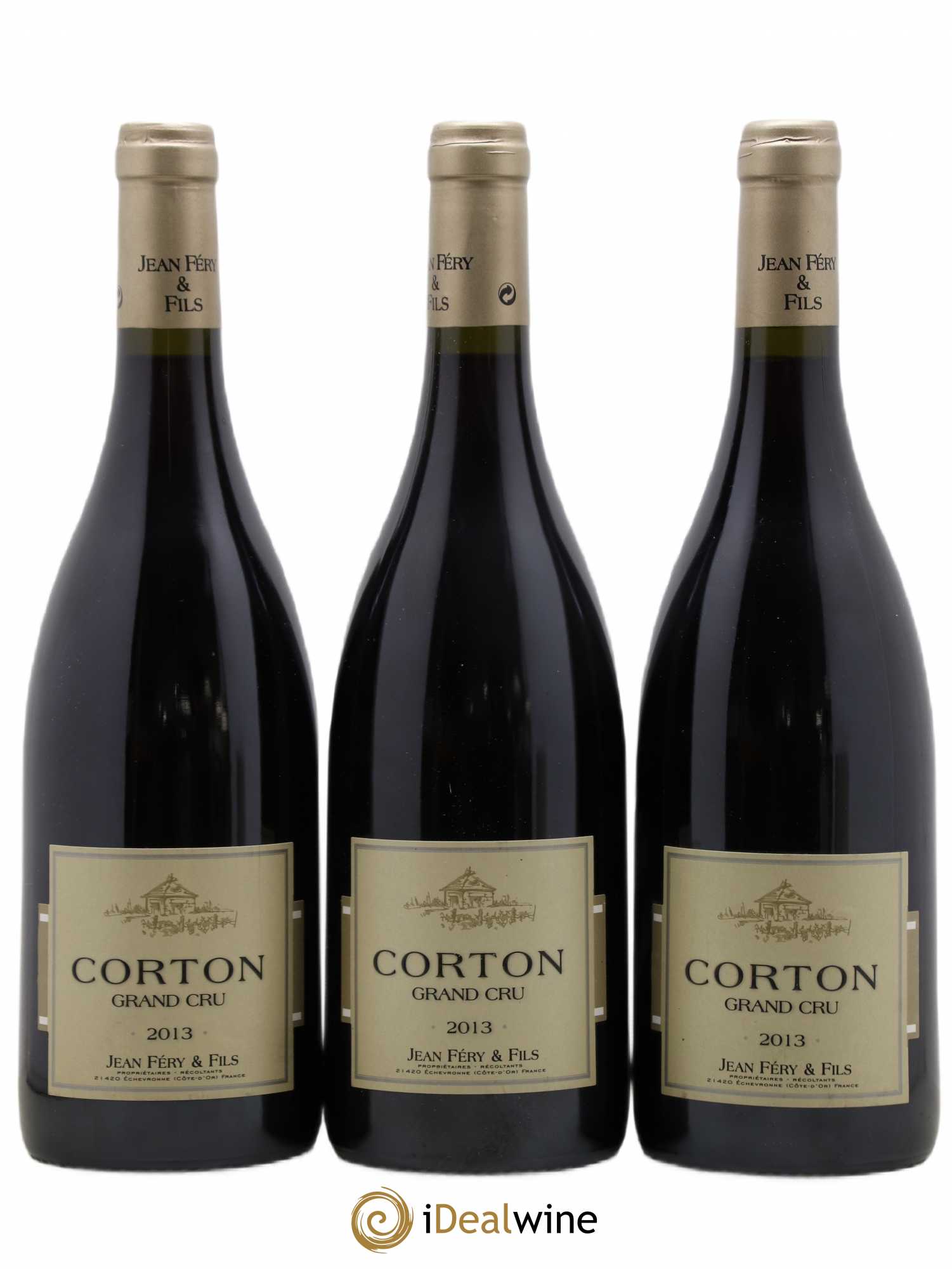 Corton Grand Cru J.Fery 2013 - Lot de 3 bouteilles - 0