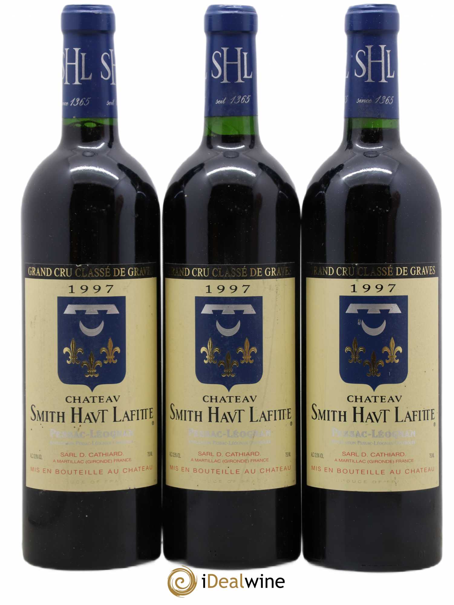 Château Smith Haut Lafitte Cru Classé de Graves 1997 - Lot de 3 bouteilles - 0