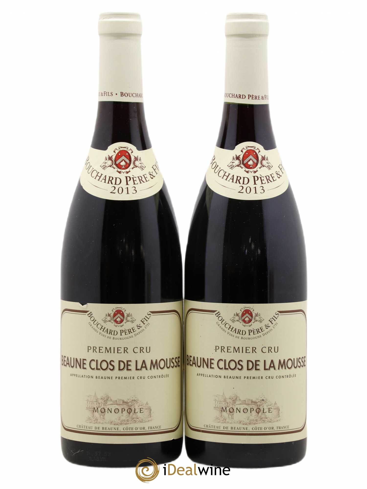 Beaune 1er Cru Clos de la Mousse Bouchard Père & Fils 2013 - Lot de 2 bouteilles - 0
