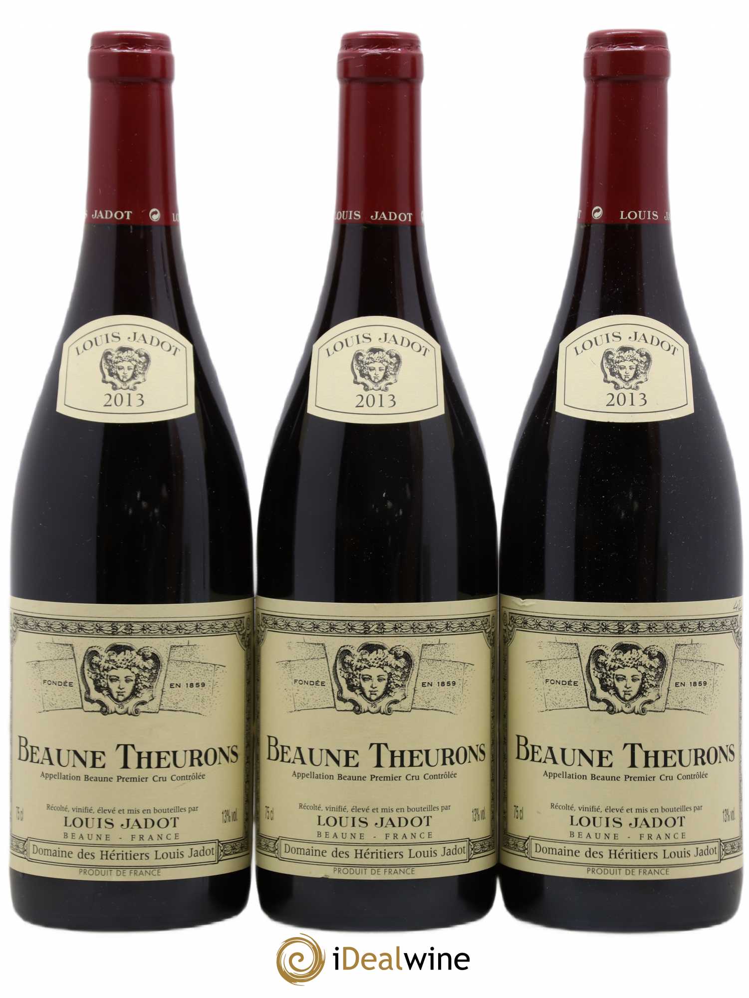 Beaune 1er Cru Theurons Maison Louis Jadot 2013 - Lot de 3 bouteilles - 0