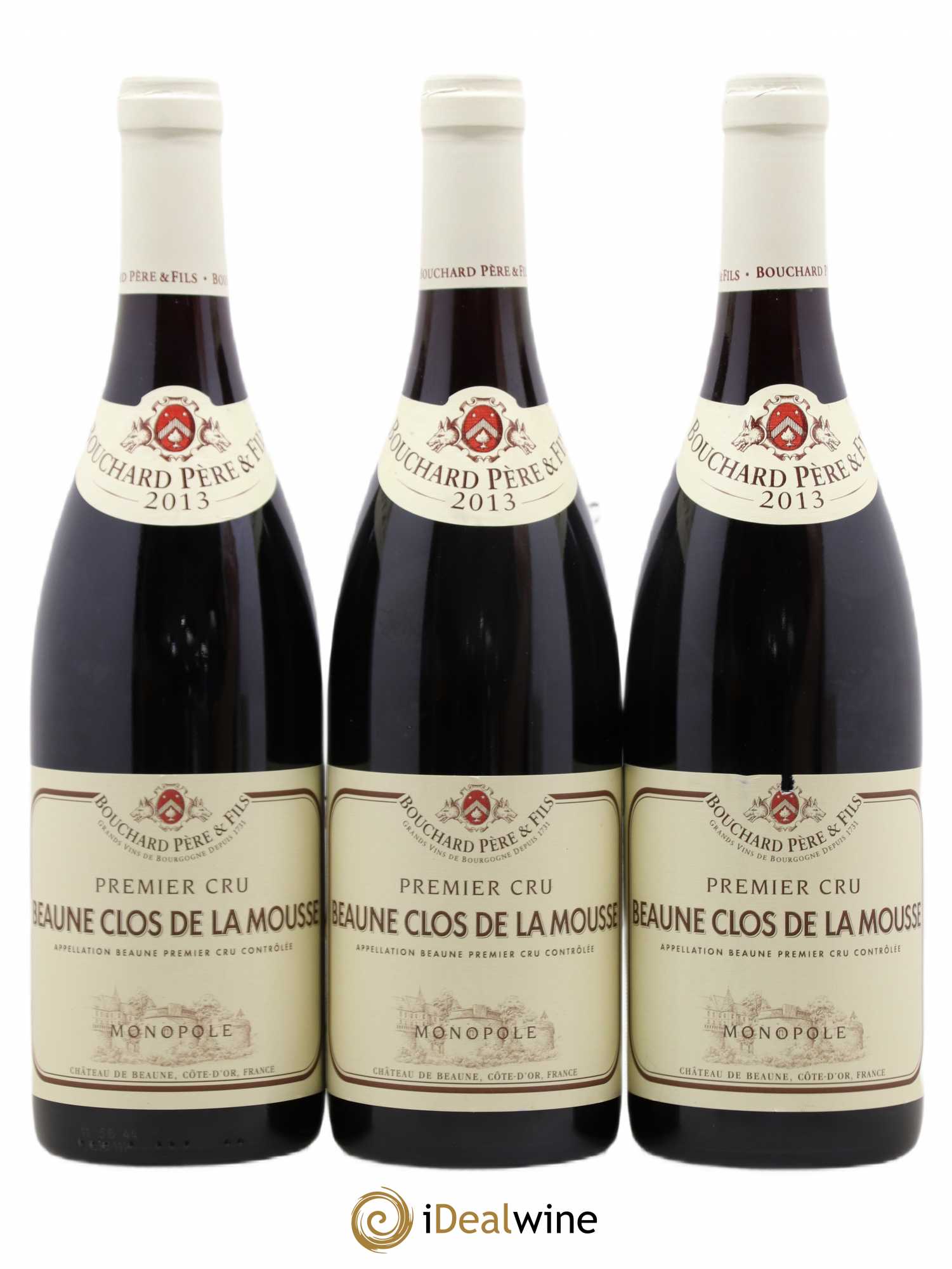 Beaune 1er Cru Clos de la Mousse Bouchard Père & Fils 2013 - Lot de 3 bouteilles - 0