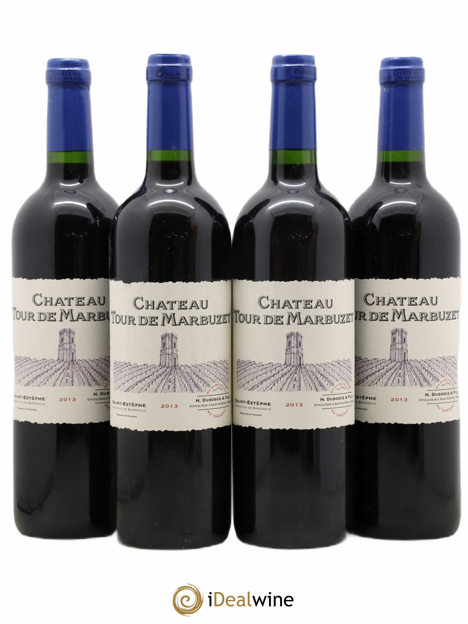 Château Tour de Marbuzet 2013 - Lot de 4 bouteilles - 0