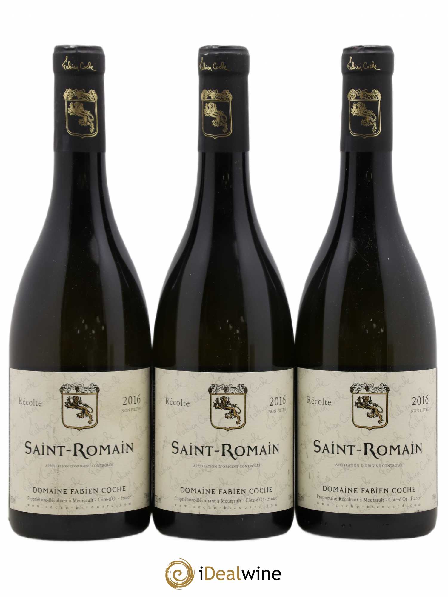 Saint-Romain Fabien Coche 2016 - Lot de 3 bouteilles - 0