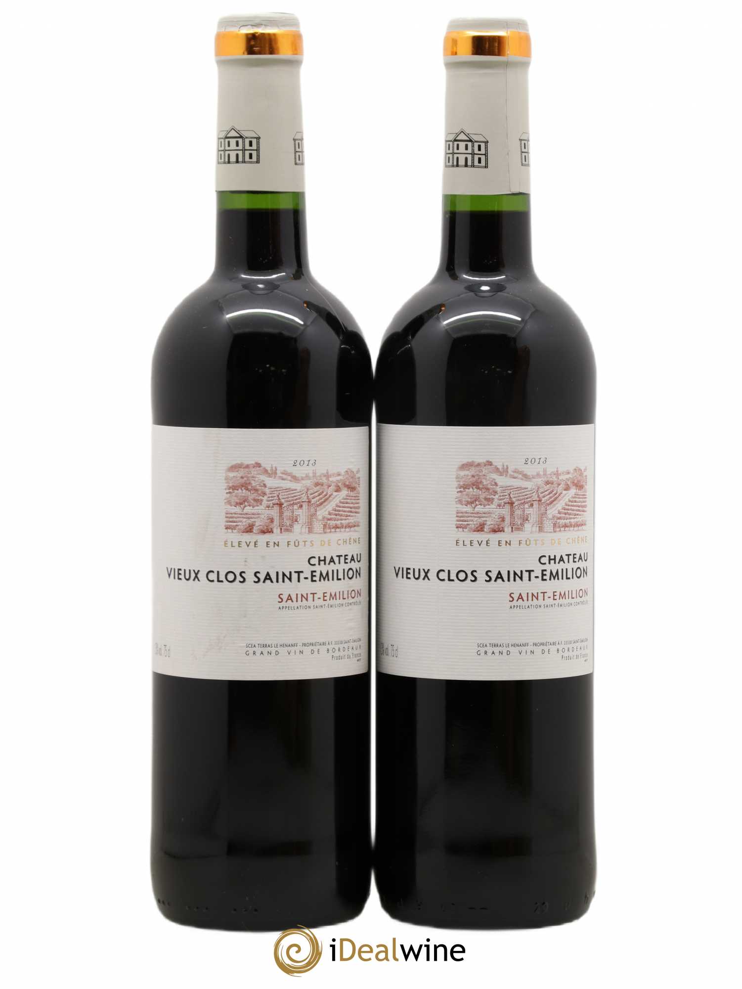 Saint-Émilion Château Vieux Clos Saint Emilion 2013 - Posten von 2 Flaschen - 0