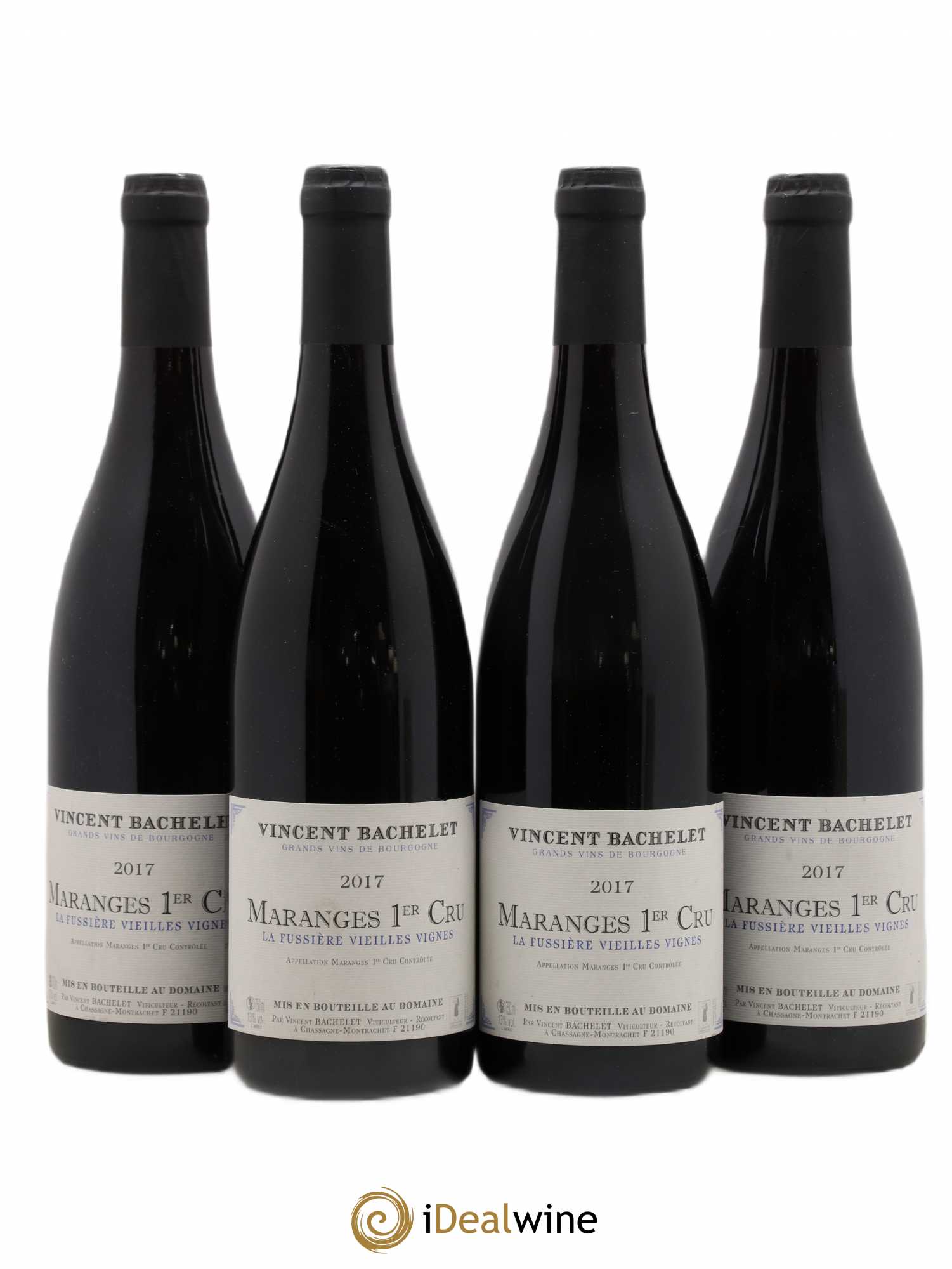 Maranges 1er Cru La Fuissière Vieilles Vignes Vincent Bachelet 2017 - Posten von 4 Flaschen - 0
