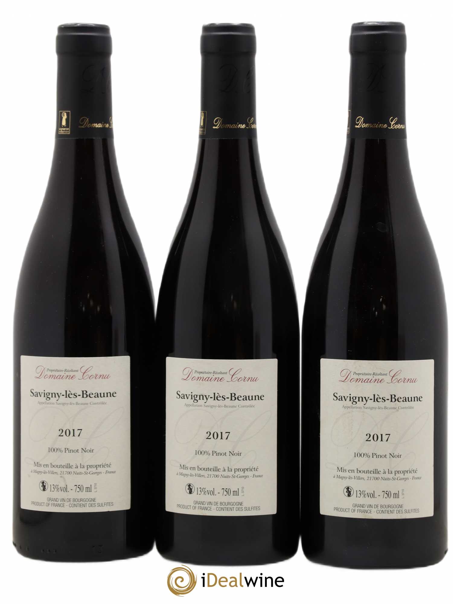Savigny-lès-Beaune Domaine Cornu 2017 - Lot de 3 bouteilles - 1
