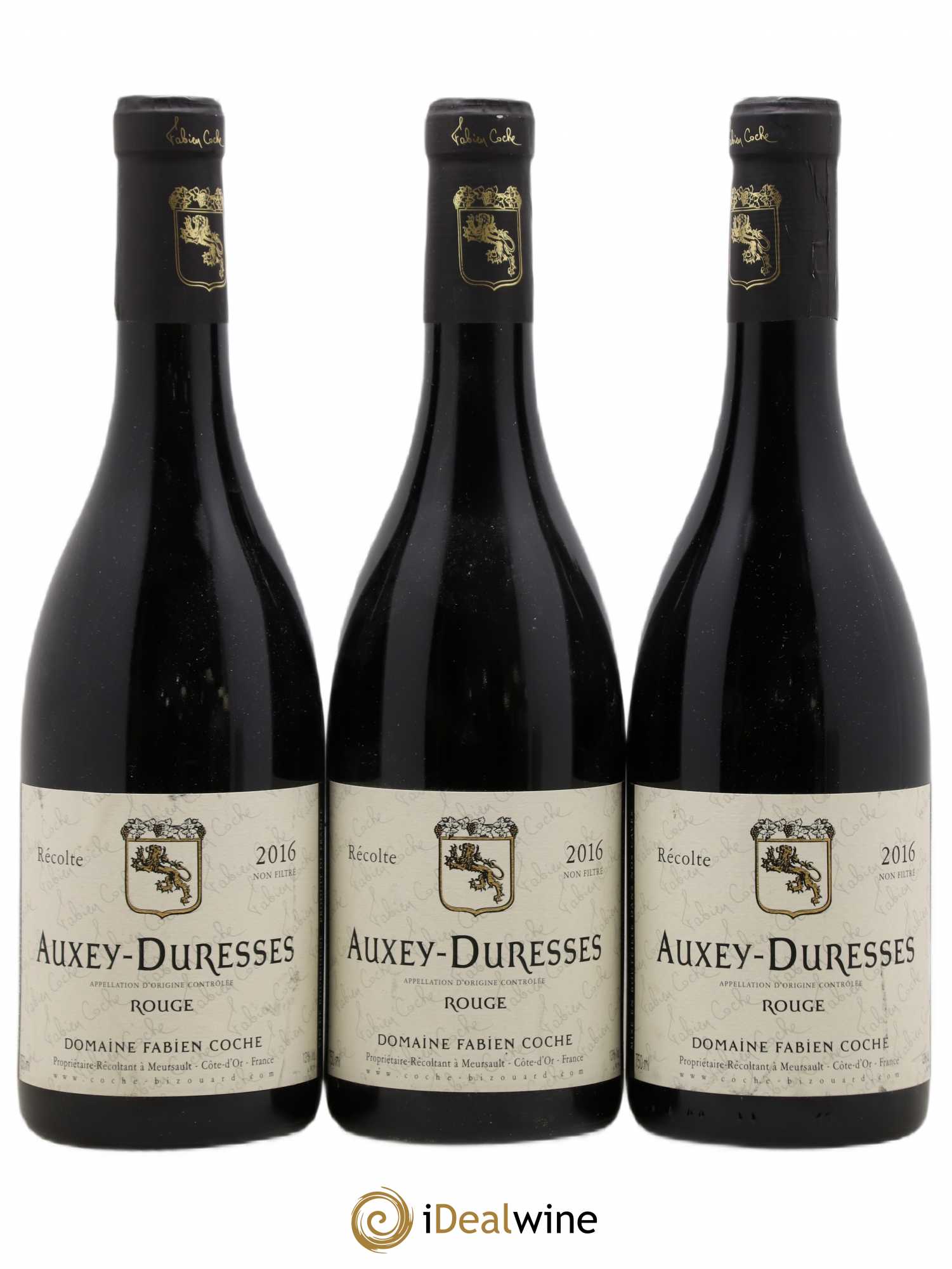 Auxey-Duresses Fabien Coche 2016 - Lot de 3 bouteilles - 0