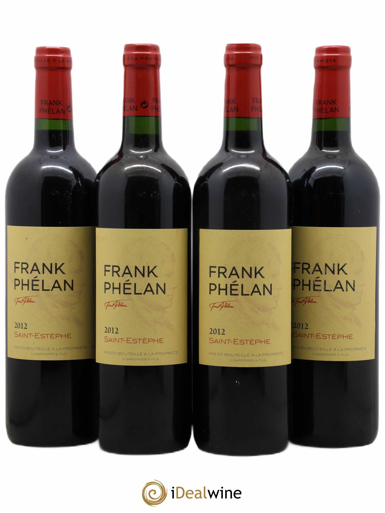 Frank Phélan Second Vin 2012 - Lot de 4 bouteilles - 0