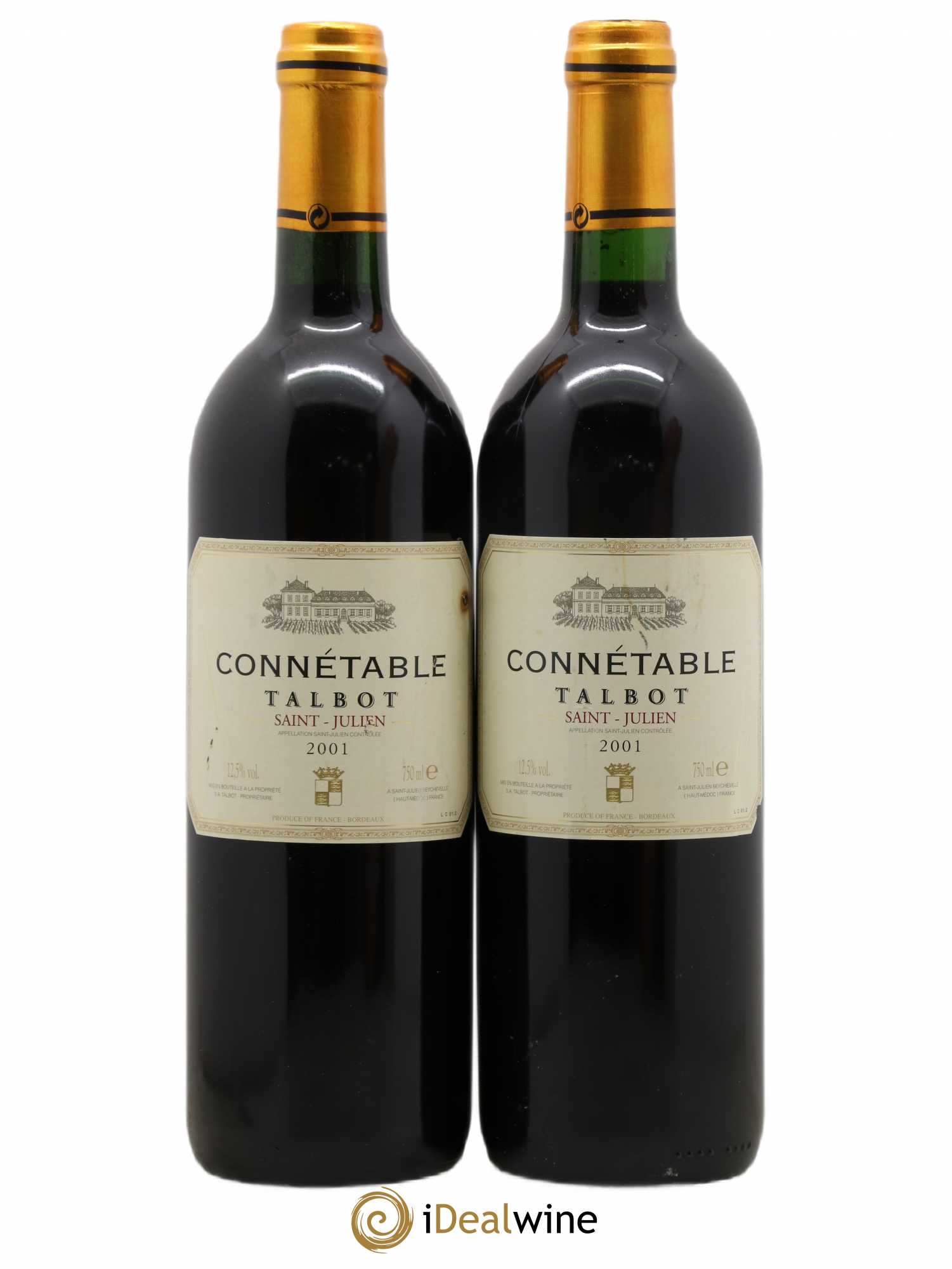 Connétable de Talbot Second Vin 2001 - Lot de 2 bouteilles - 0