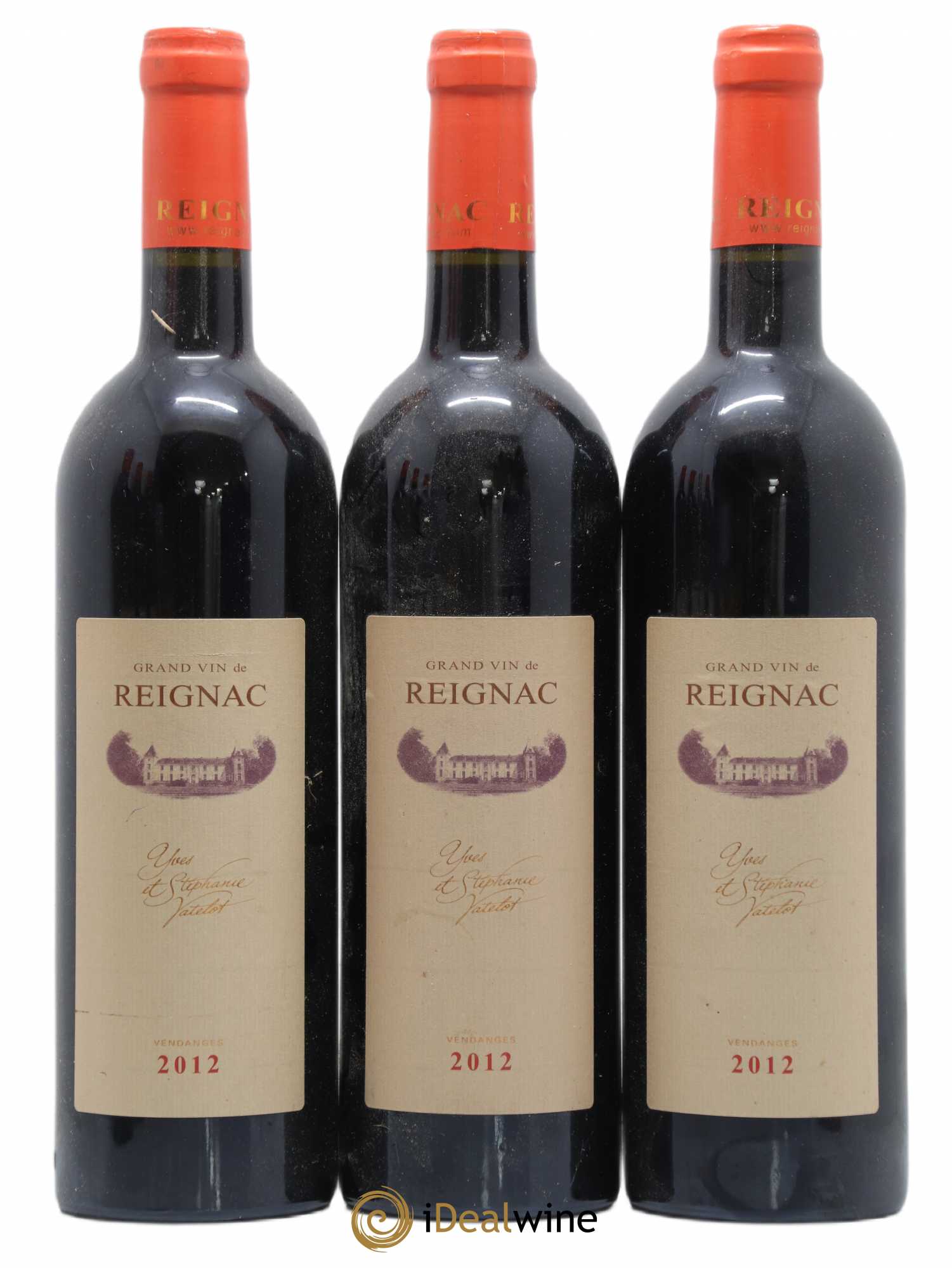 Grand vin de Reignac 2012 - Lot de 6 bouteilles - 1