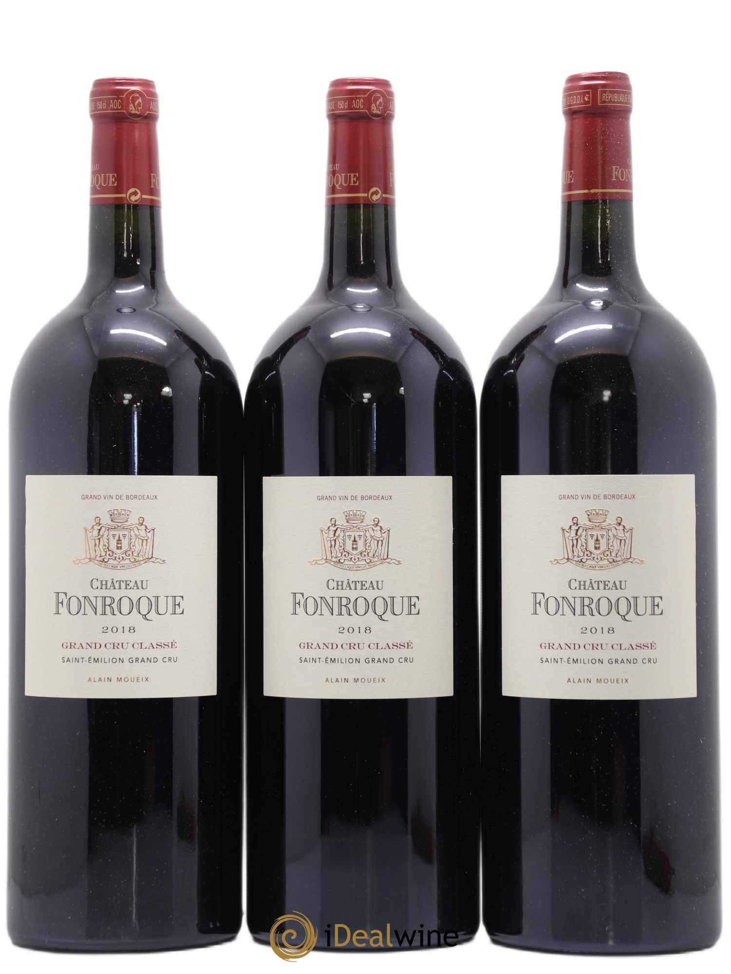 Château Fonroque Grand Cru Classé 2018 - Lot de 3 magnums - 0