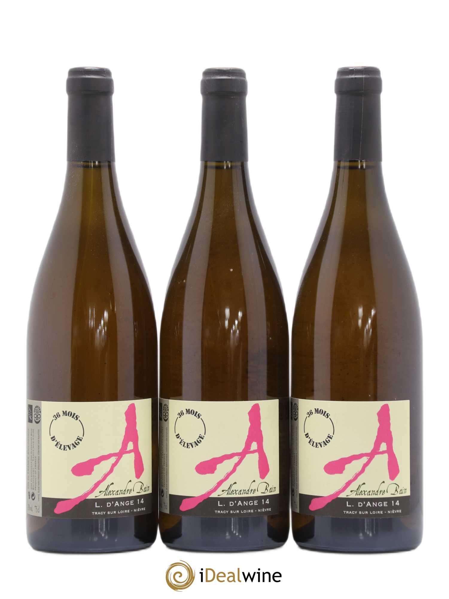 Vin de France L d'Ange 36 Mois d'élevage Alexandre Bain (Domaine) 2014 - Lot de 3 bouteilles - 0